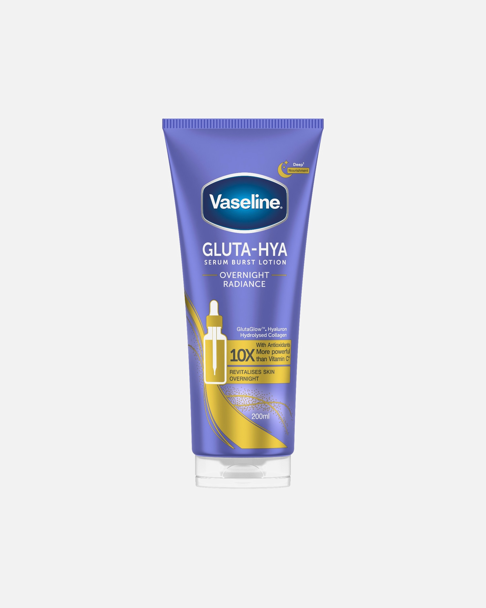 Loción corporal para Unisex Vaseline Sérum Corporal Overnight Radiance 200 ml