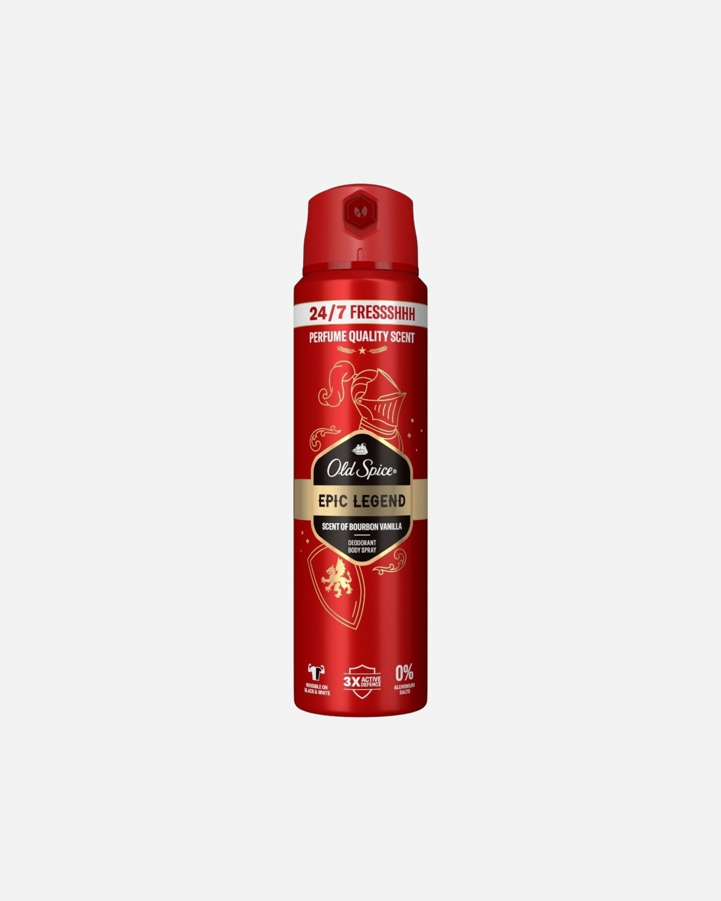 Desodorante para Unisex Old Spice Epic Legend Spray 0% Aluminio 150 ml