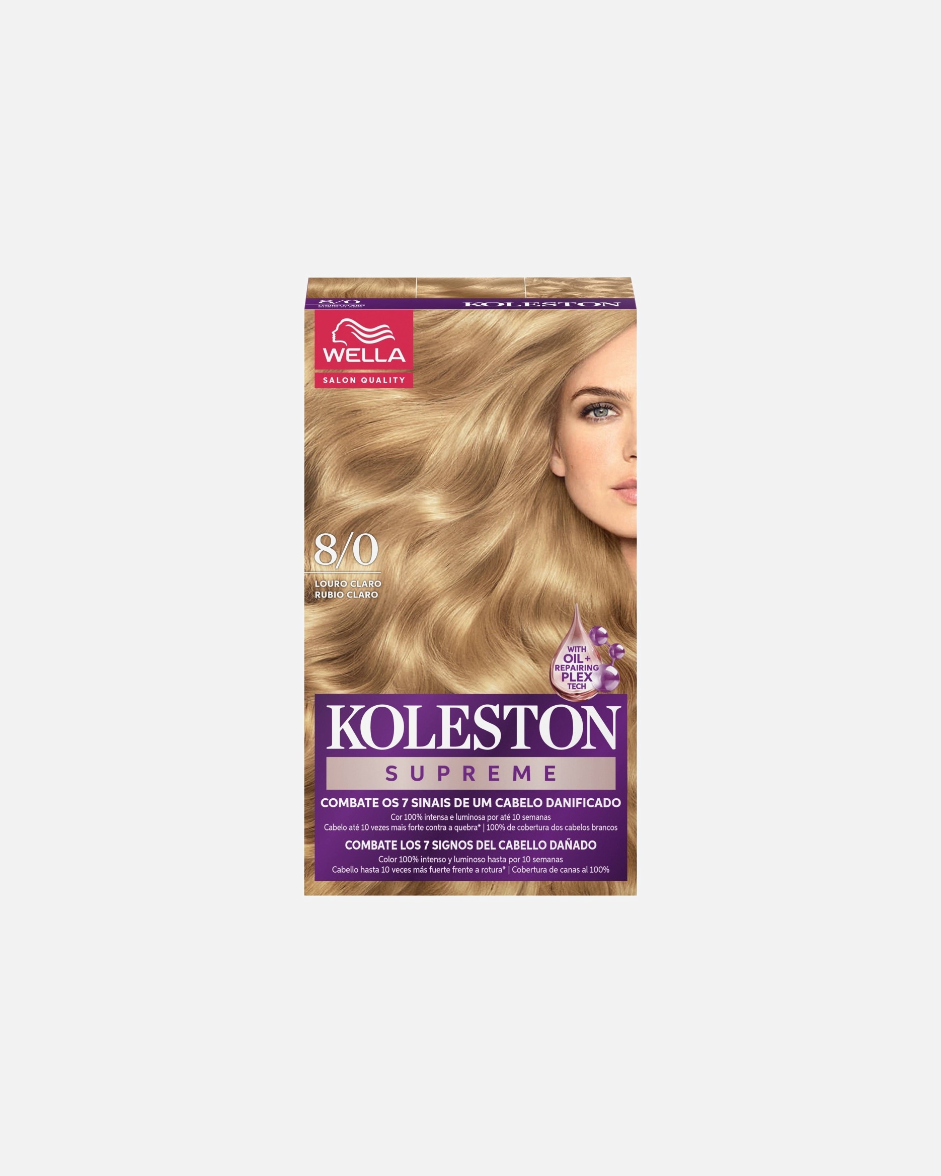 Tinte Capilar para Unisex Wella Professionals Koleston Kit Supreme-Rubio Claro 1 Pieza