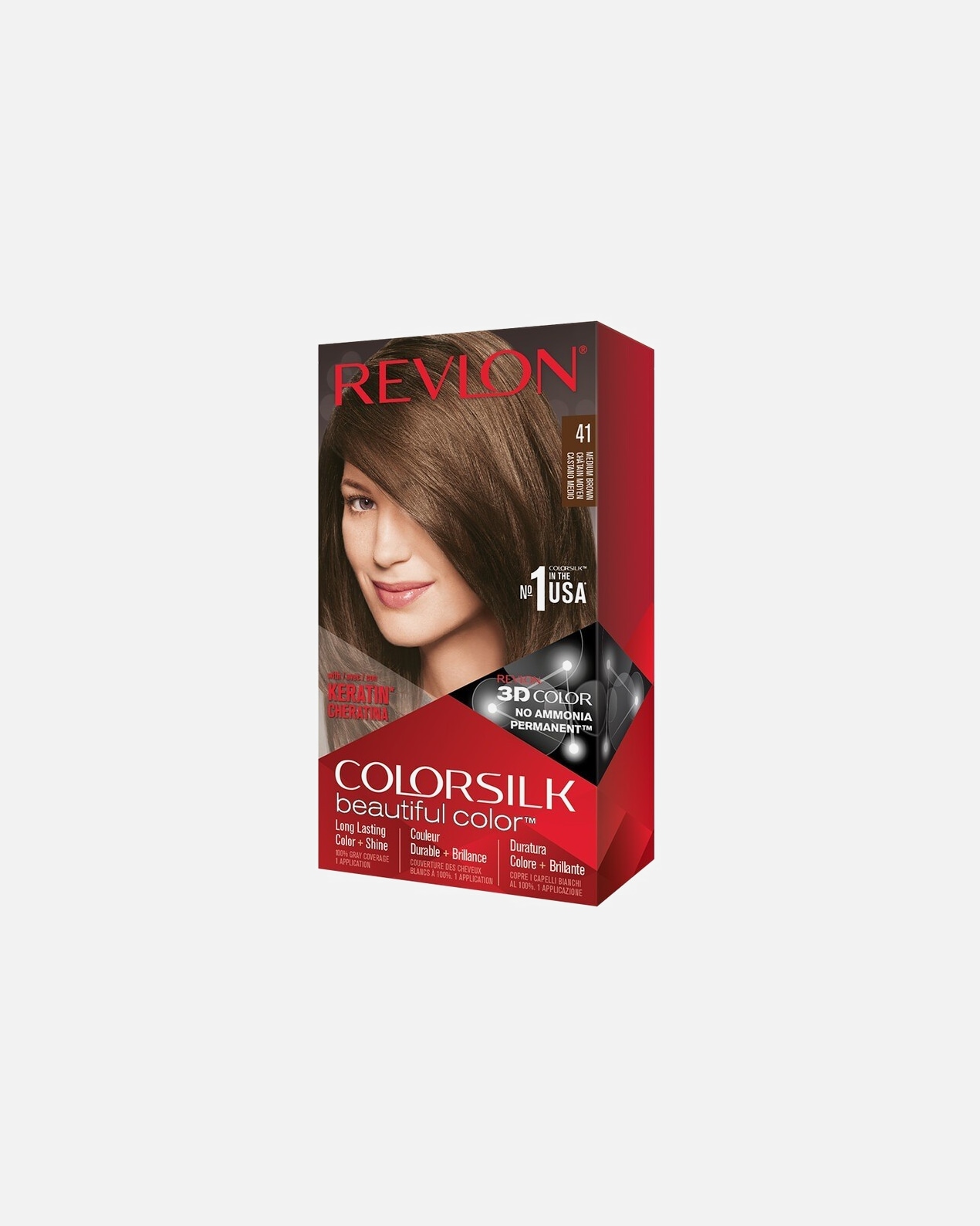 Tinte Capilar para Unisex Revlon Professional ColorSilk 41 - Medium Brown
