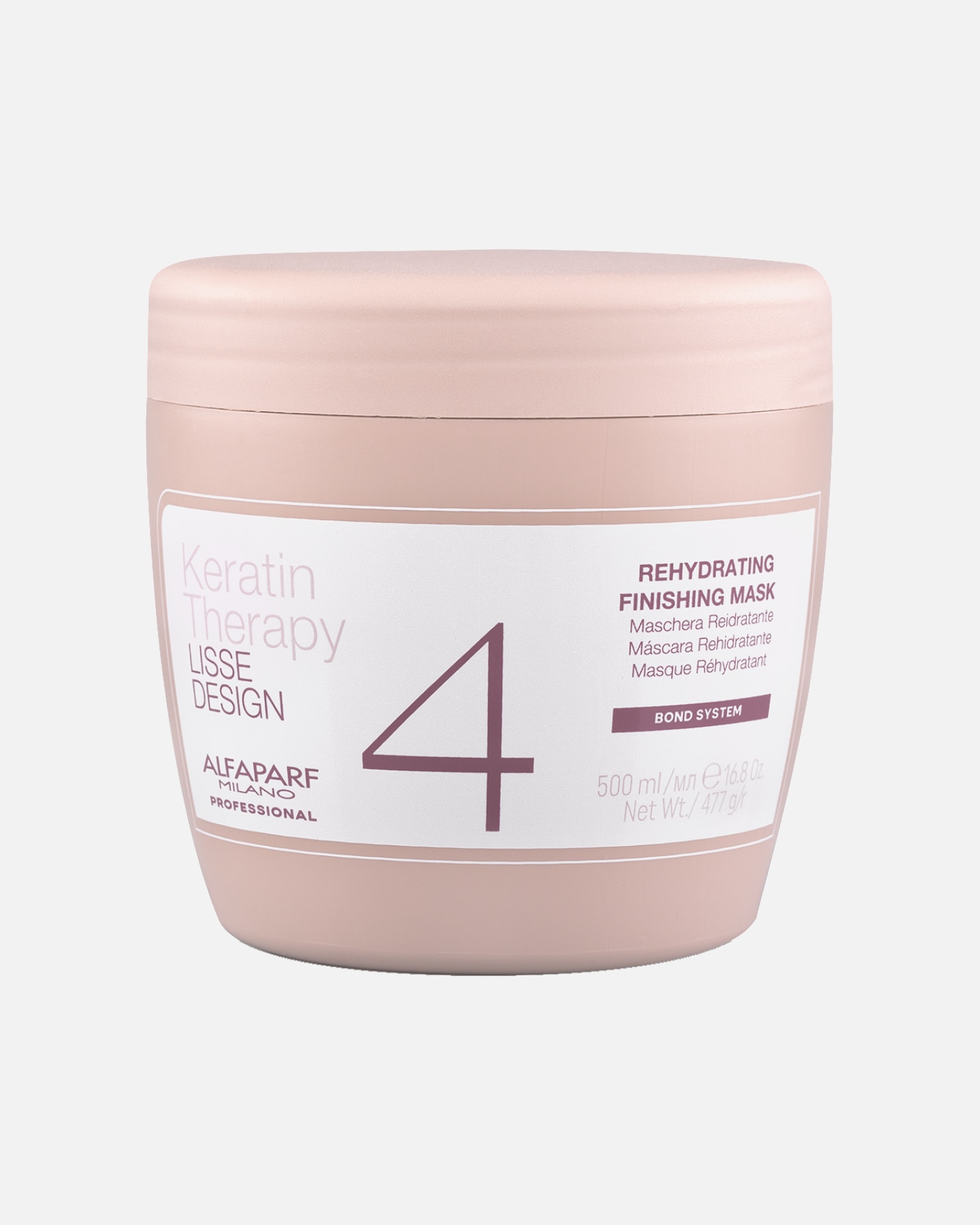 Mascarilla capilar para Mujer ALFAPARF MILANO Keratin Therapy Lisse Design Rehydrating Mask 500 ml