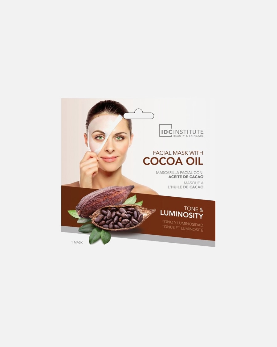 Mascarilla de tela para Mujer IDC Cocoa Oil 1 UN