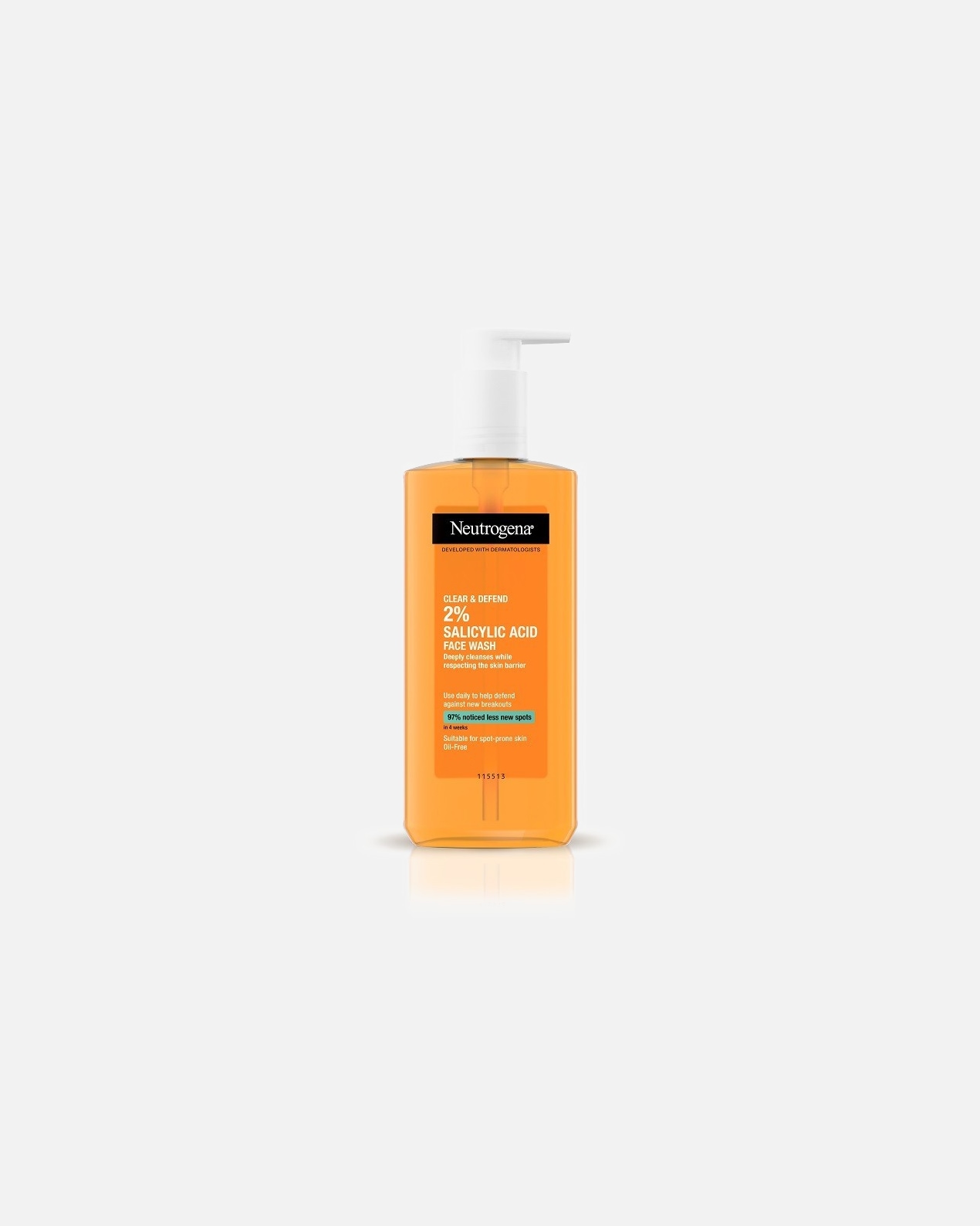 Gel limpiador para Unisex Neutrogena Clear & Defend Face Wash 200 ml