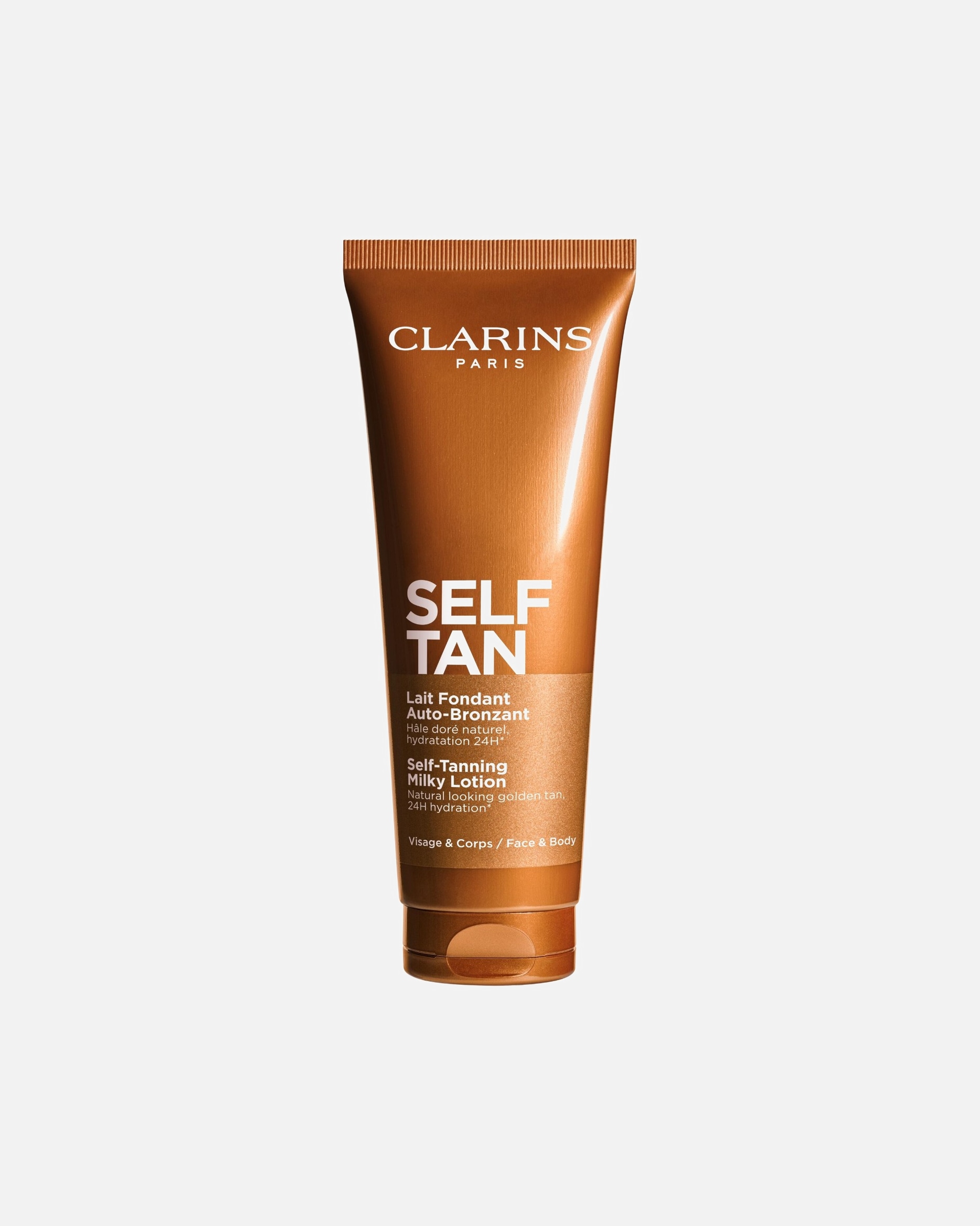 Autobronceado para Unisex Clarins Self Tan Milky Lotion Face & Body 125 ml