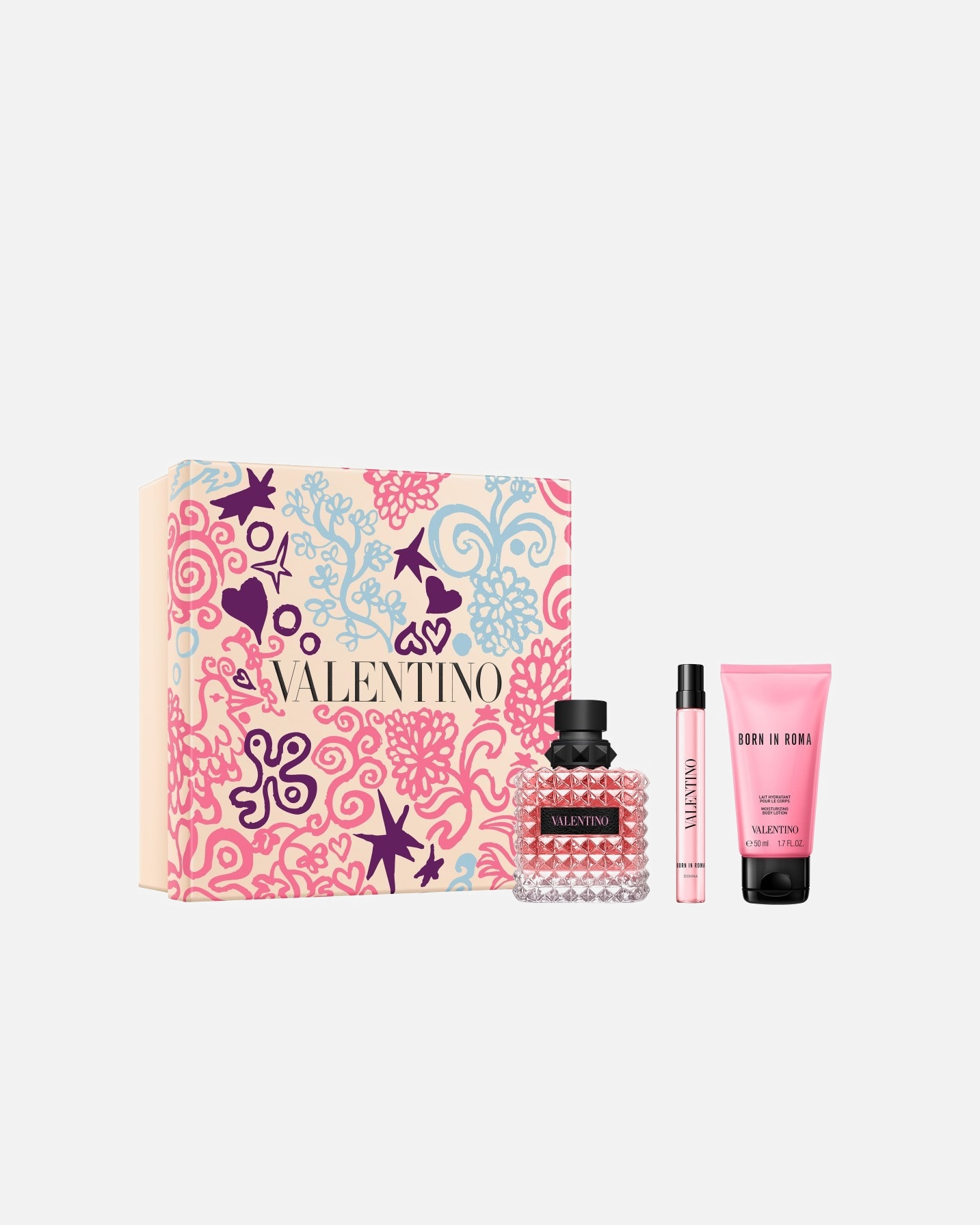 Set de fragancia para Mujer Valentino Born In Roma Donna Pink Eau de Parfum Spring Set 1 Pieza
