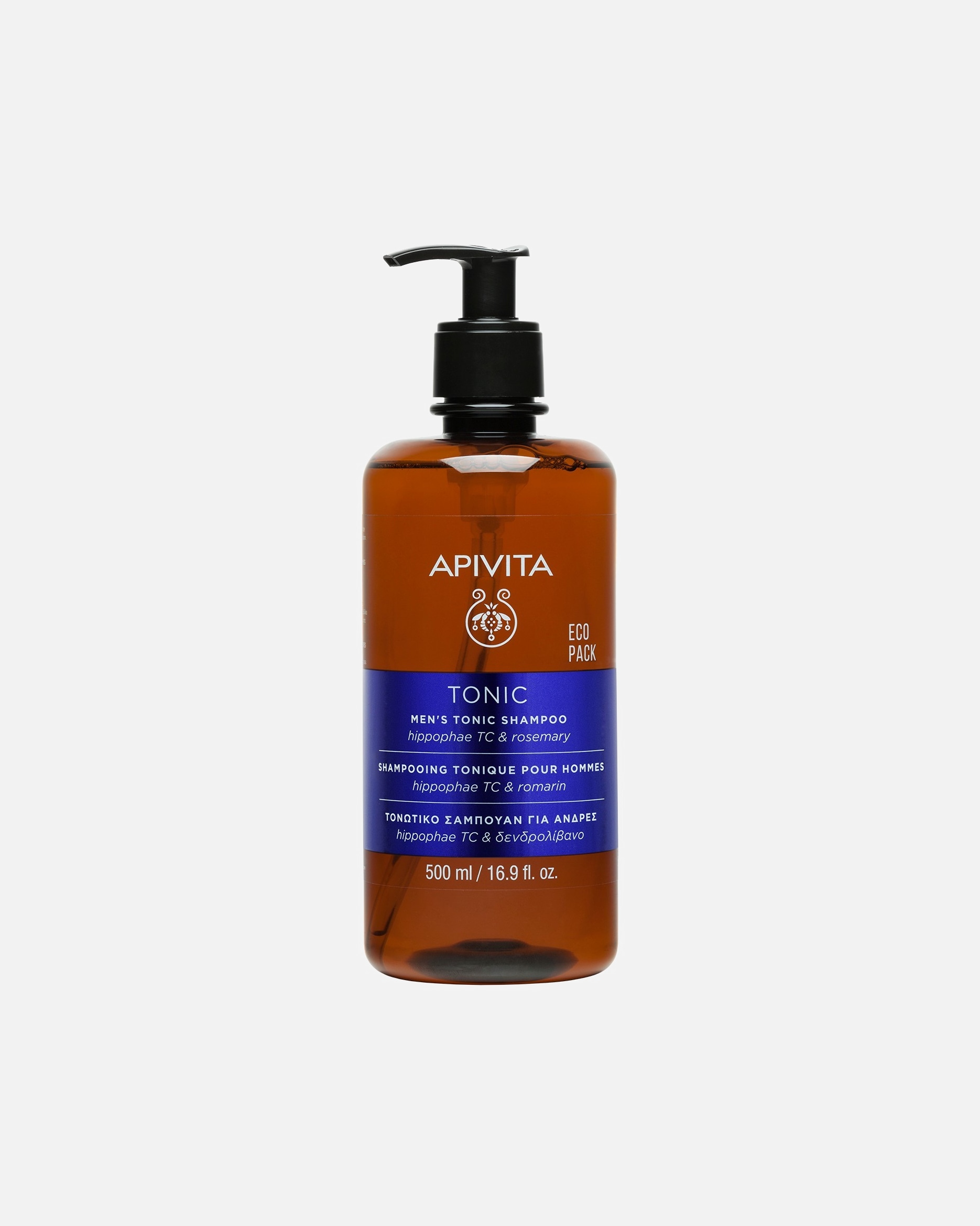 Champú capilar para Unisex Apivita Tonificante para Hombre para la Caída del Cabello 500 ml