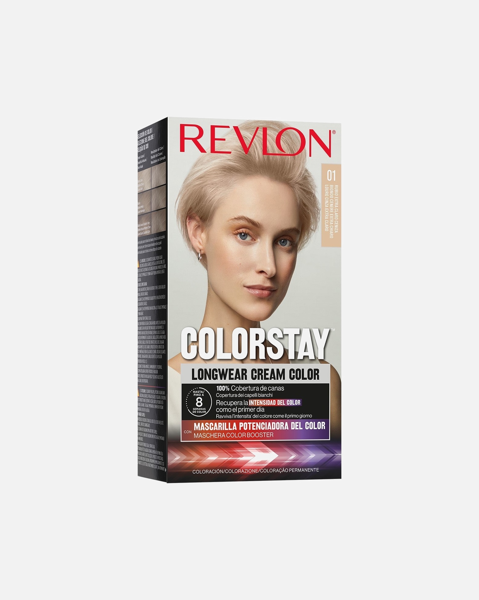 Tinte Capilar para Unisex Revlon ColorStay™ Tinte Colorstay Longwear Cream Color 001 - EXTRA LIGHT ASH BLONDE