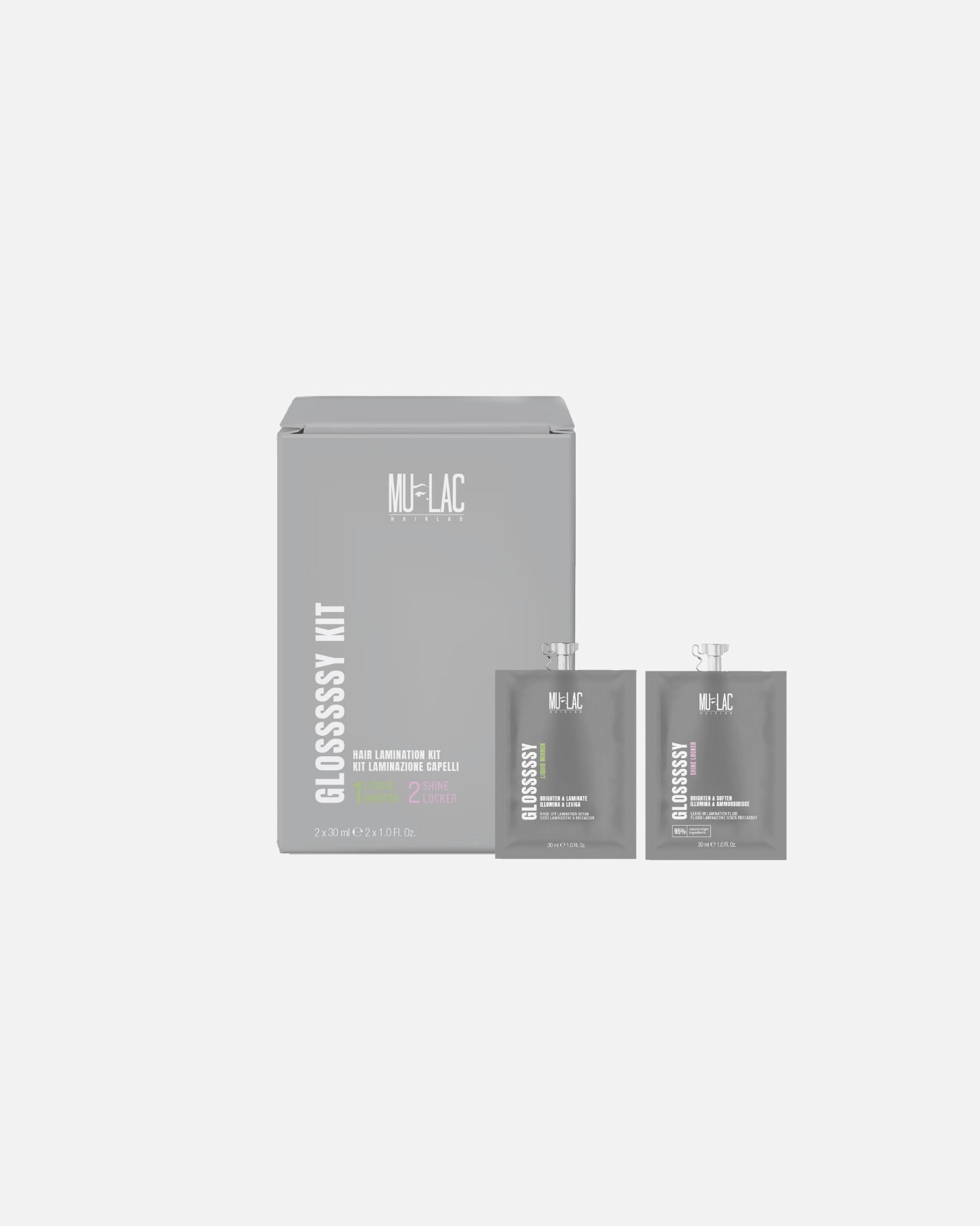 Baño capilar para Unisex MULAC HAIR LAMINATION KIT 1 Pieza