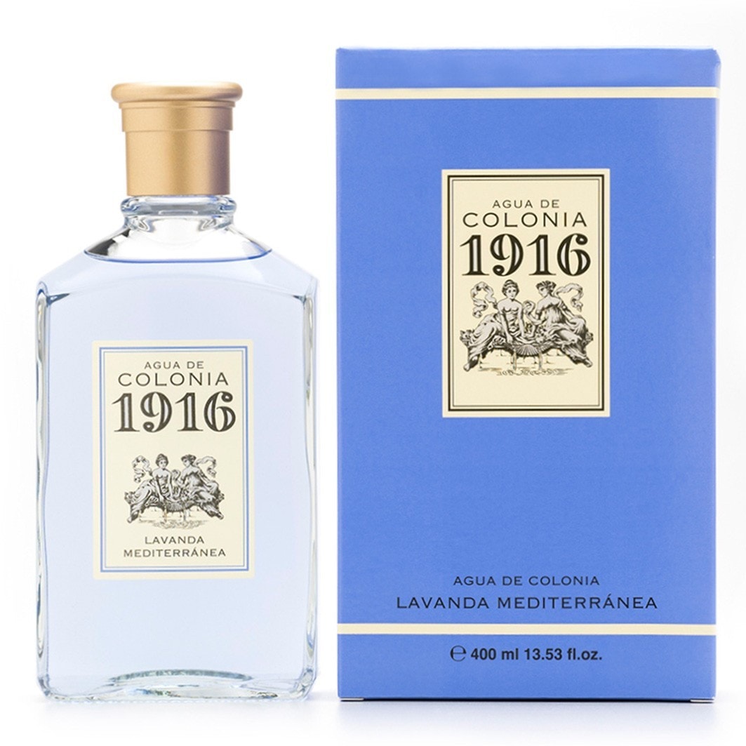 1916 Lavanda Mediterránea Eau de Cologne — textura e acabamento