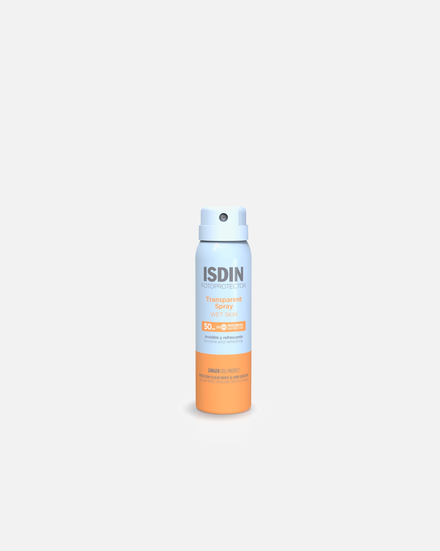 Spray solar para Unisex ISDIN FP Transparent Wet Skin SPF 50 100 ml