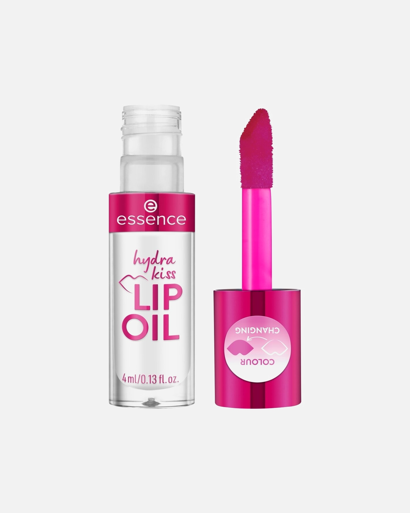 Brillo de labios para Unisex Essence Hydra Kiss Lip Oil 06 - CRANBERRY IS BACK