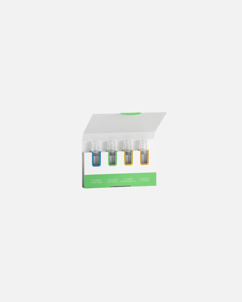 para Unisex Estuche fragancias Les-Jardins 2 ml por la compra de cualquier fragancia del universo Les Jardins de minimo 100ml. Excluidos articulos del Douglas Partner y Click&Collect
