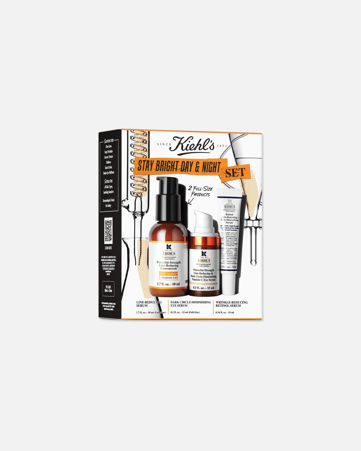 Set de tratamiento facial para Unisex Kiehl’s Dermatologist Solutions Cofre Stay Bright 1 Pieza