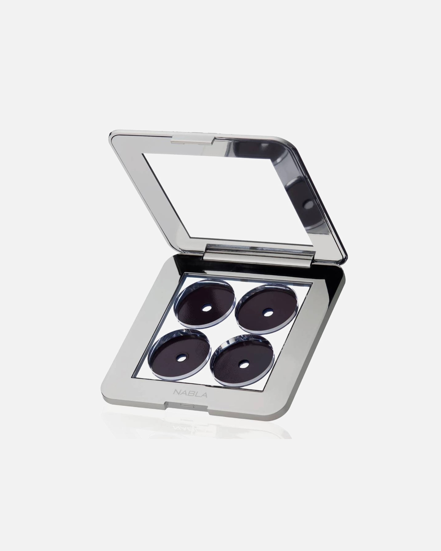 Sombra de ojos para Unisex NABLA Default Brand Line Liberty X Paleta Vacía Silver