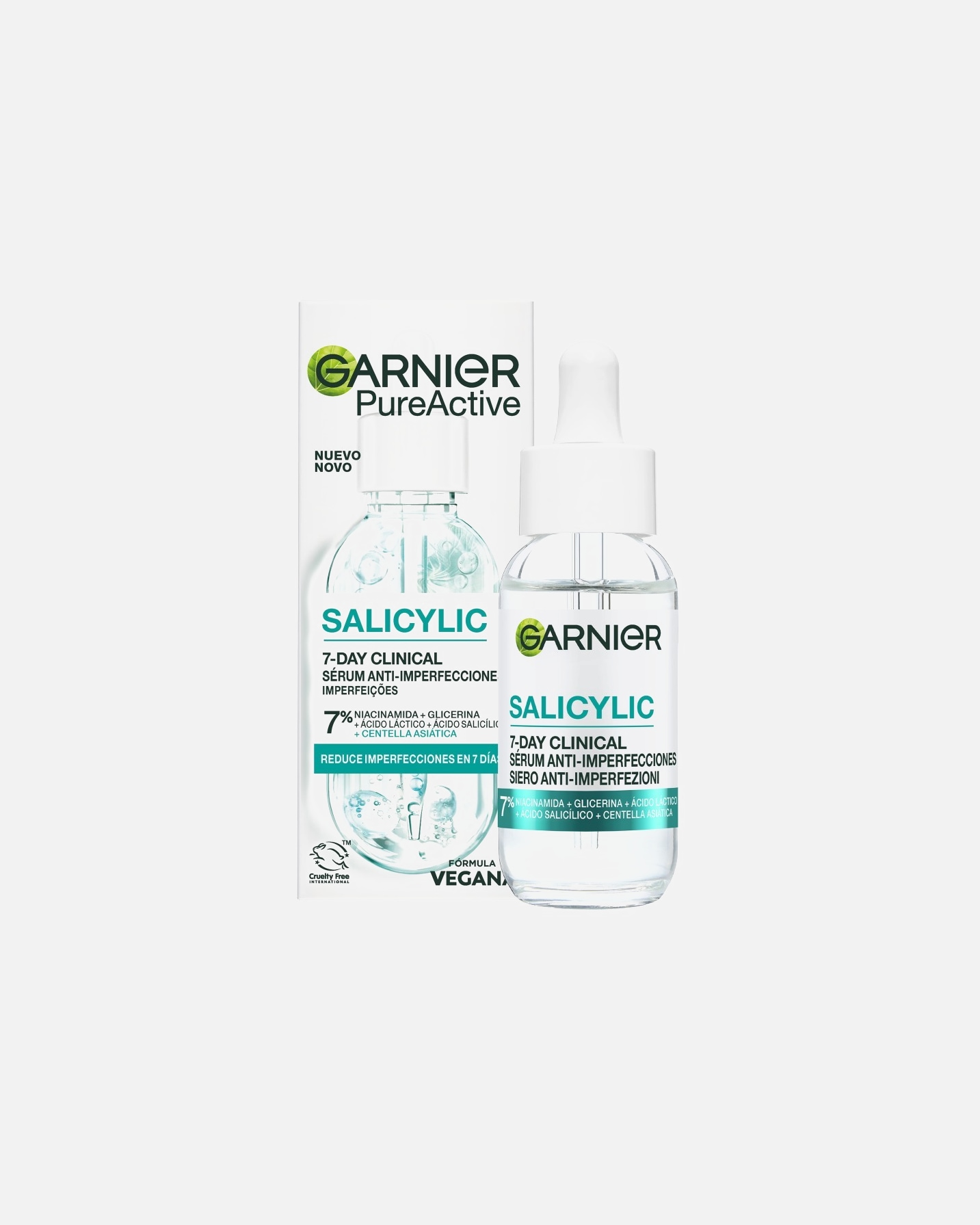 Cuidado anti-acné para Unisex Garnier Pure Active Salicylic Sérum Anti-Imperfecciones 30 ml