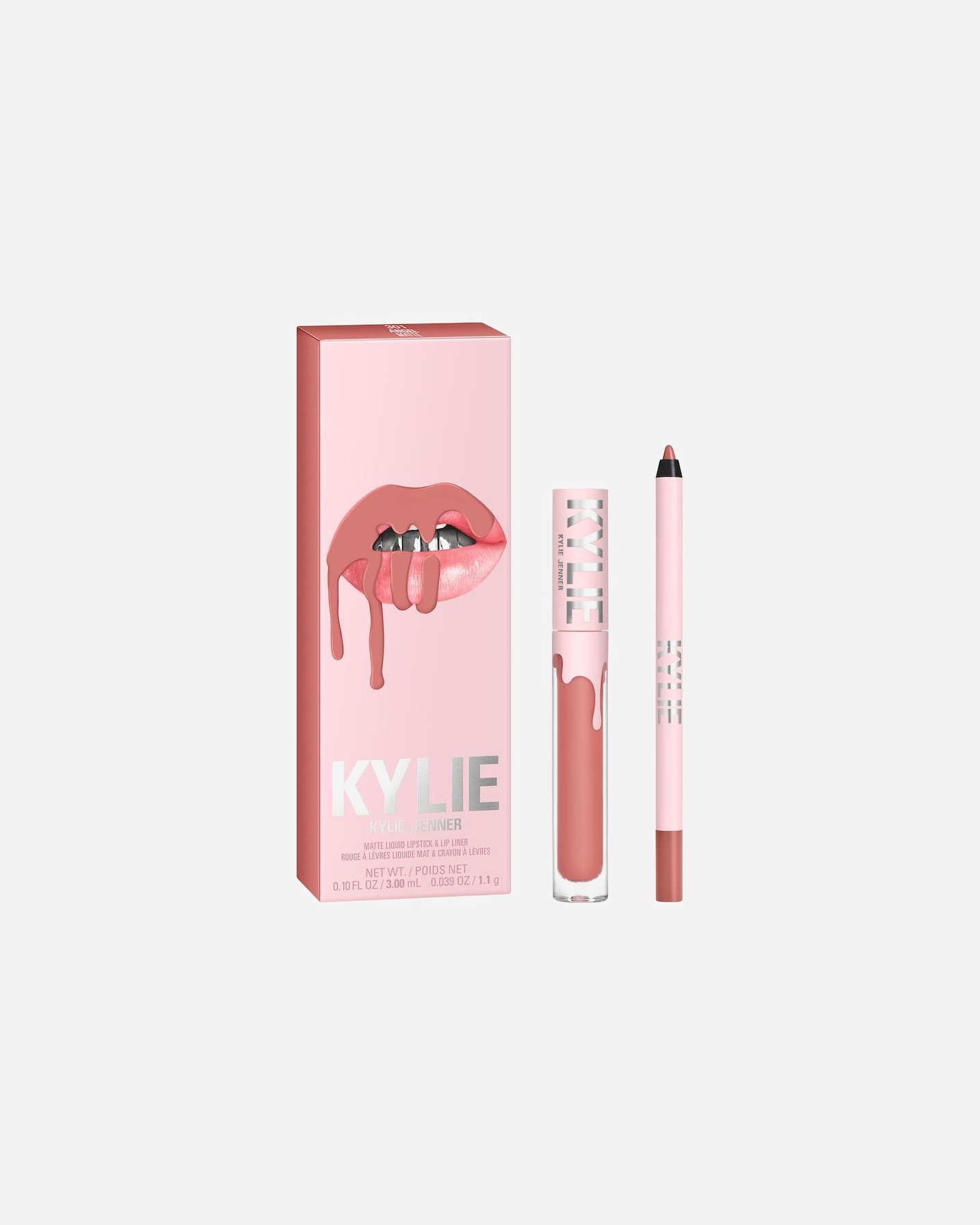 Set de maquillaje para labios para Unisex KYLIE COSMETICS Matte Lip Kit 301,Angel