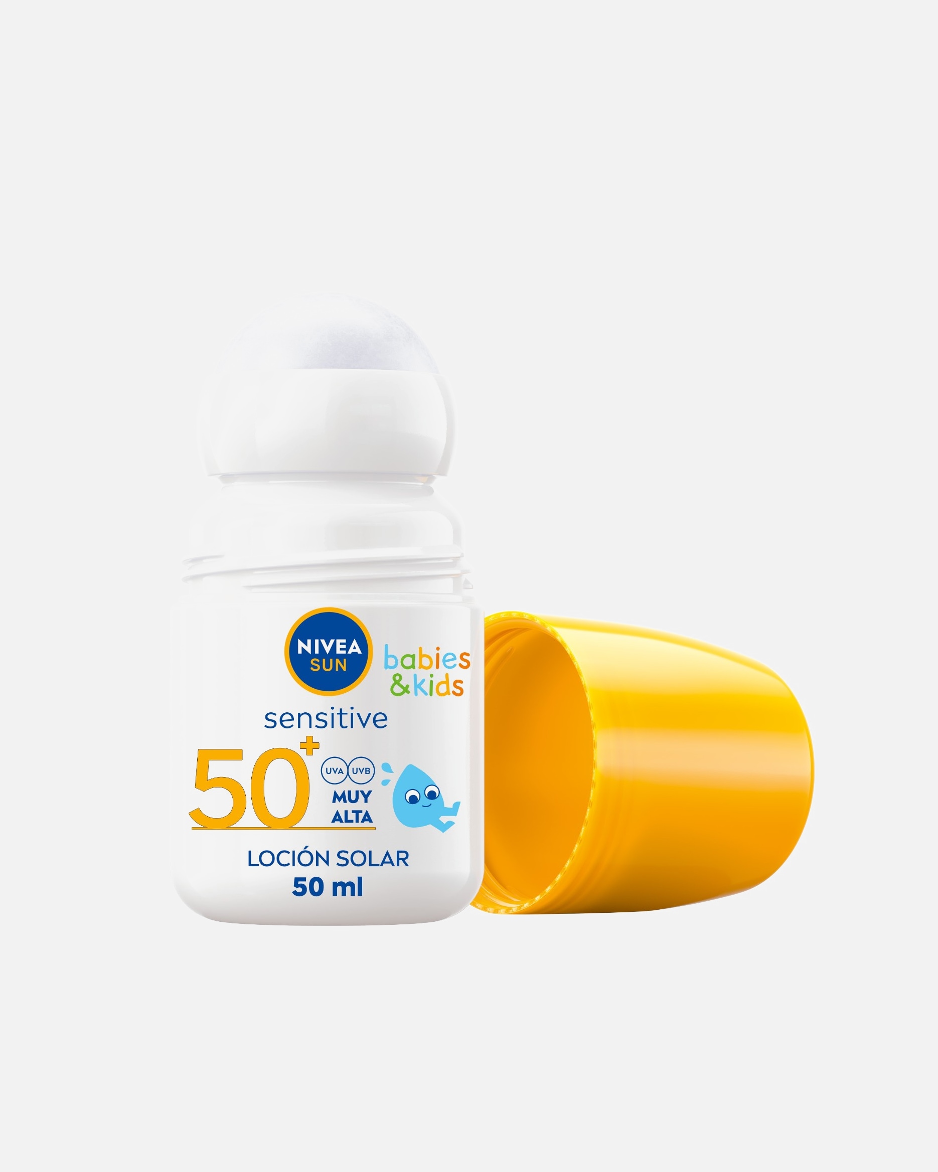 Crema solar para Unisex NIVEA SUN BABIES & KIDS SENSITIVE ROLL-ON SPF50+ 50 ml
