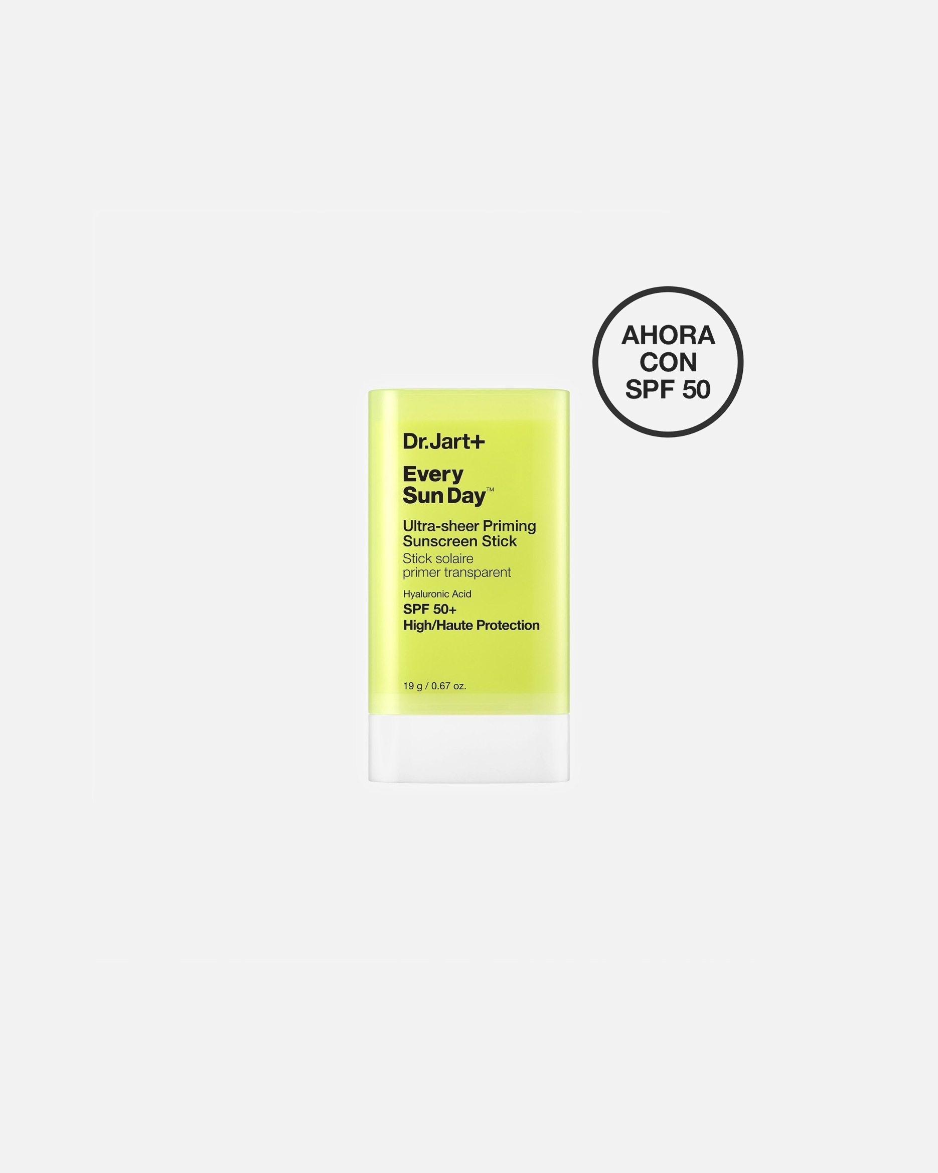 Crema solar para Unisex Dr. Jart+ Every Sun Day Ultra-Sheer Priming Sunscreen Stick SPF 50 19 g