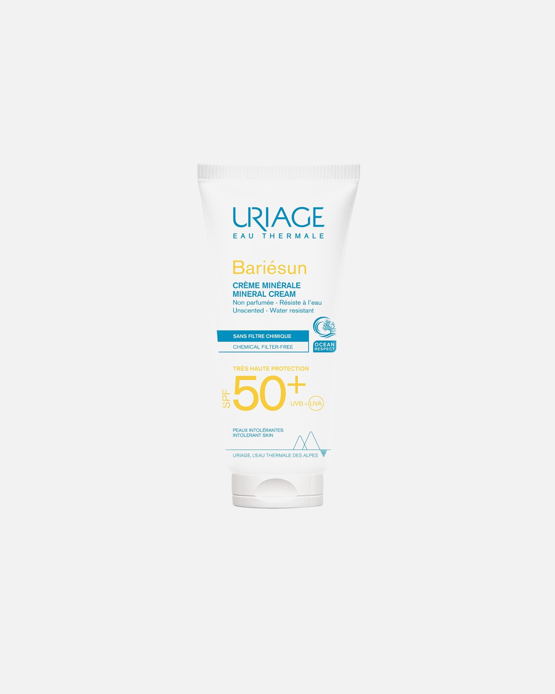 Crema solar para Unisex Uriage Bariésun Mineral SPF50+ 100 ml