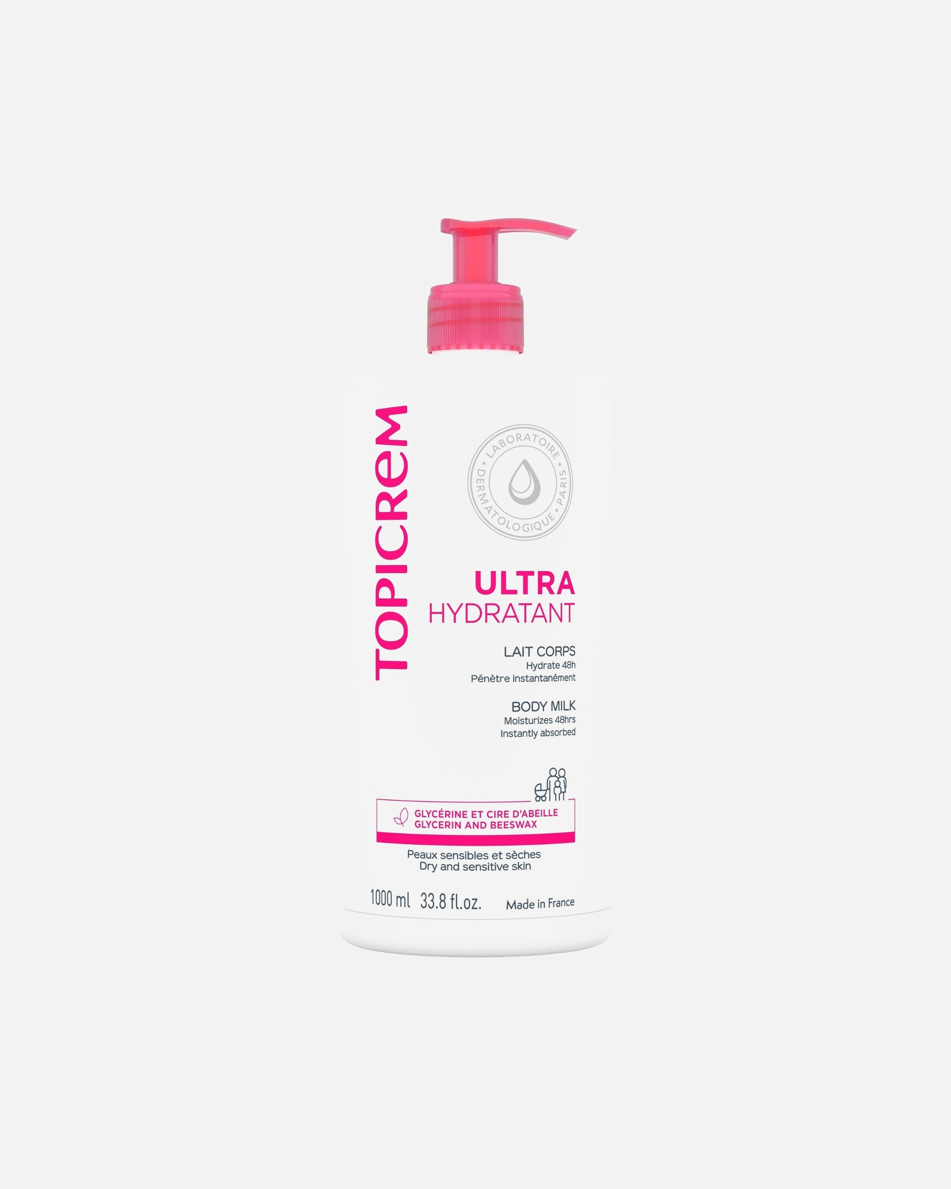 Leche corporal para Unisex Topicrem Ultra Hydratant 1000 ml