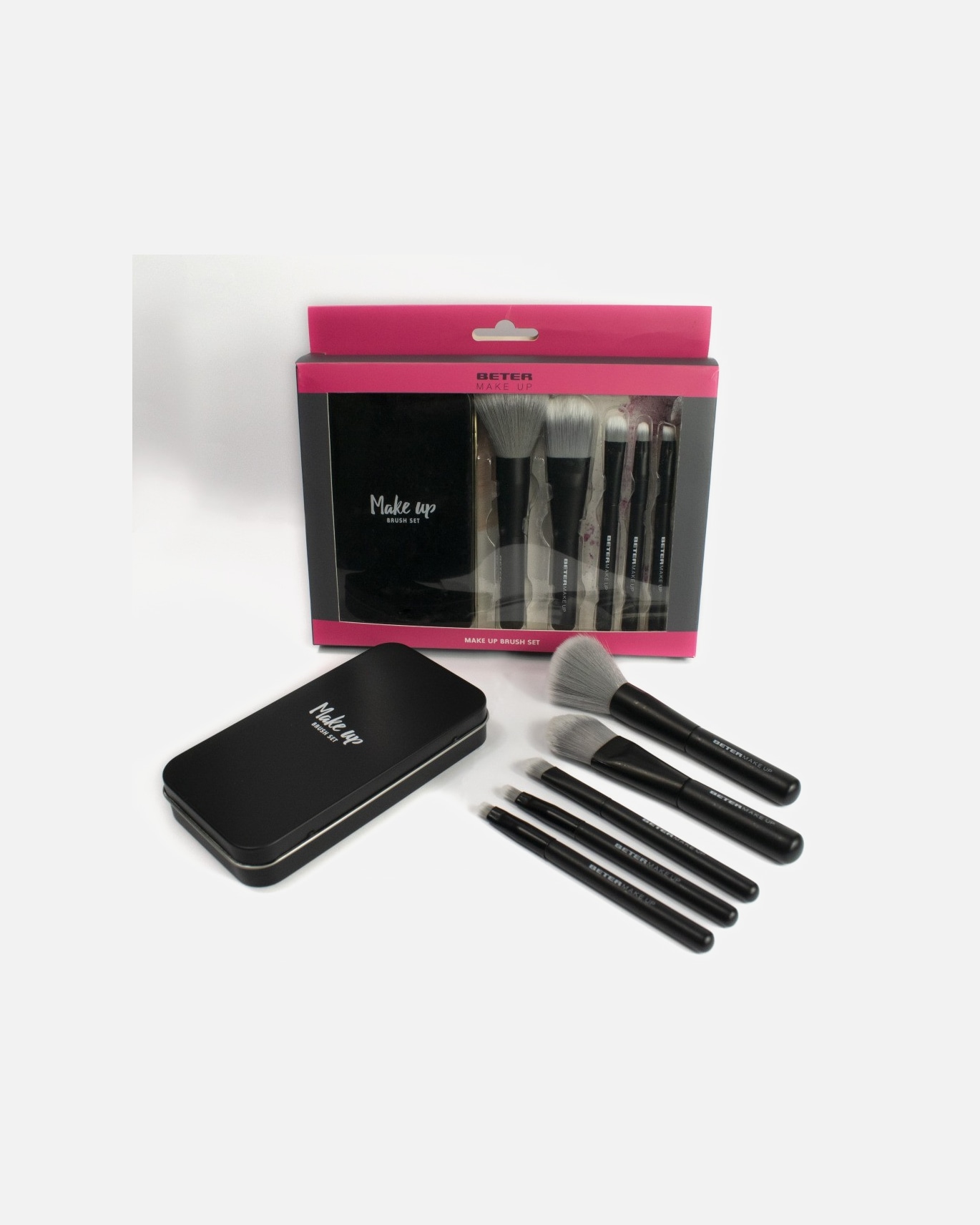 Set de brochas para Mujer Beter Mini Kit Brochas Black Edition 1 UN