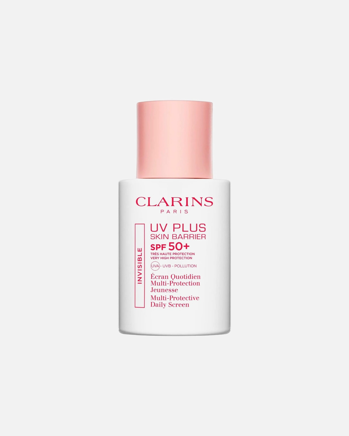 Crema solar para Mujer Clarins UV Plus Skin Barrier SPF50+ Invisible 30 ml