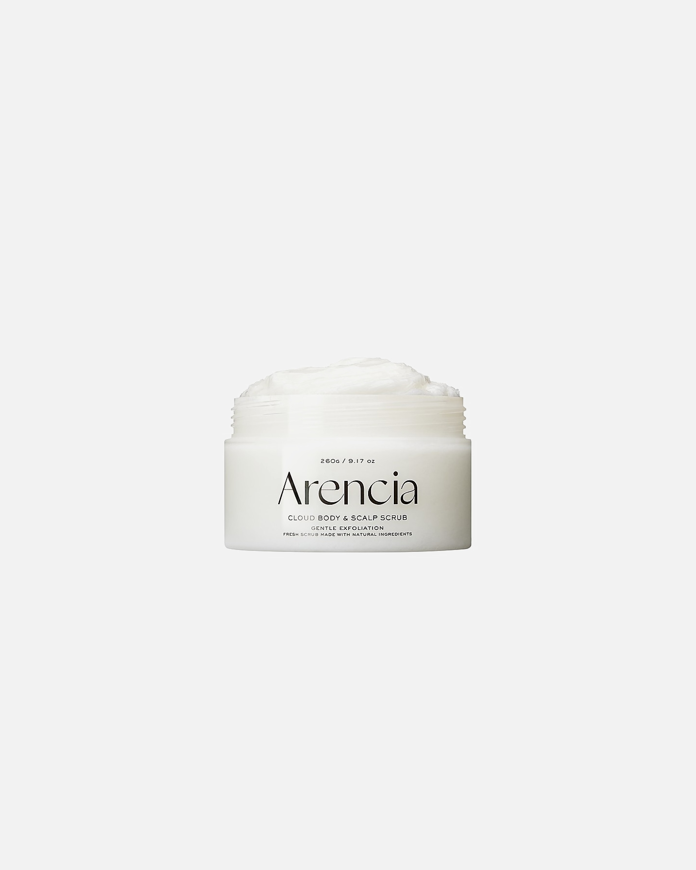 Exfoliante corporal para Unisex Arencia Fresh Cloud Scrub White Tea & Neroli 260 g