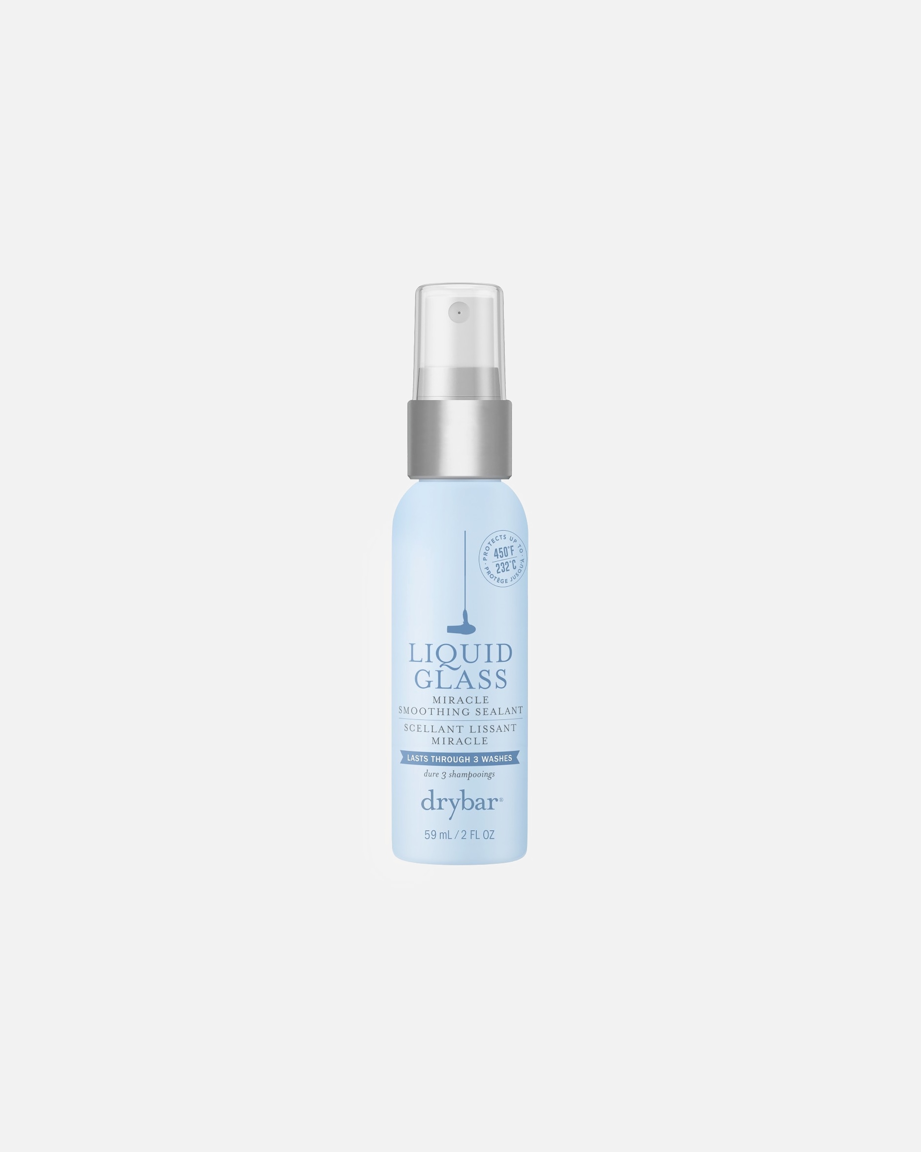 Spray capilar protector para Unisex drybar Liquid Glass Miracle Smoothing Sealant 59 ml