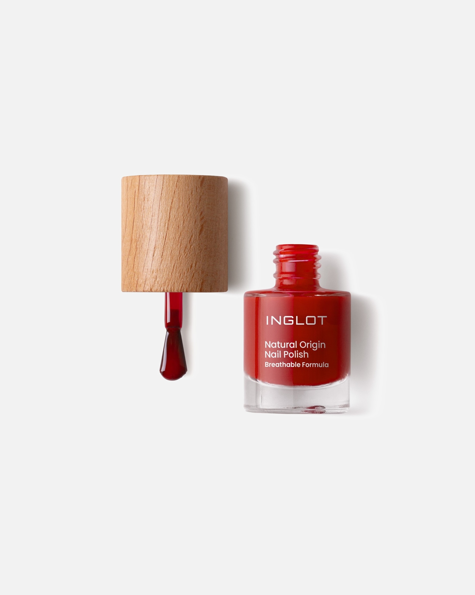Laca de uñas para Unisex Inglot Esmalte Natural Origin 009, Timeless Red