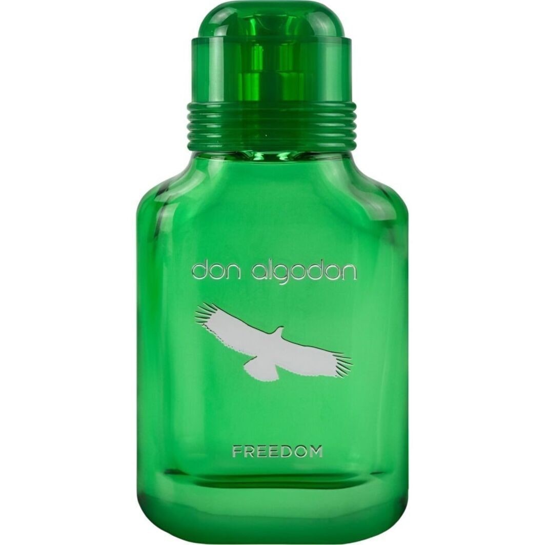 Don Algodon Freedom Green Eau de toilette — textura e acabamento