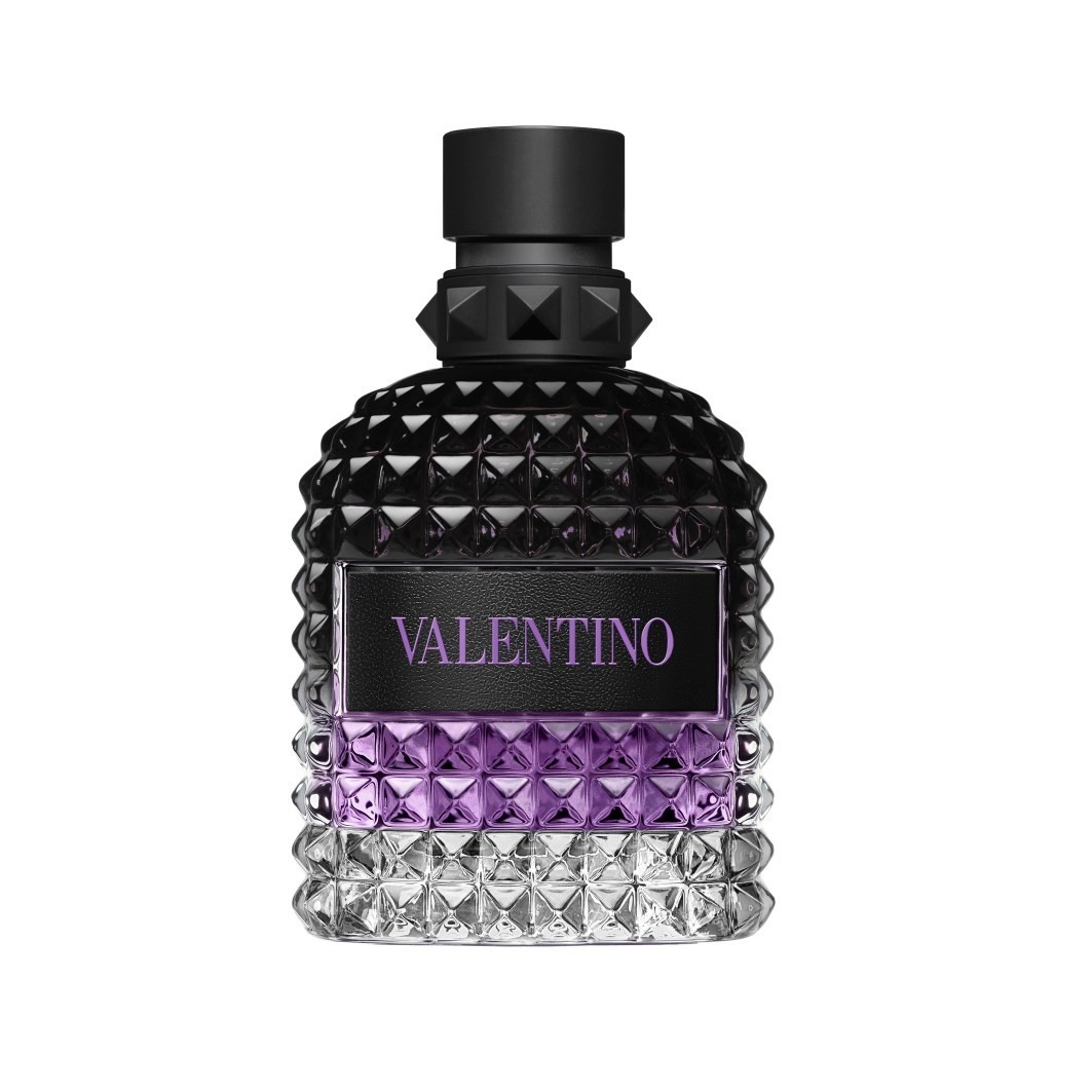 Valentino Born In Roma Uomo Purple Melancholia Eau de toilette — textura e acabamento