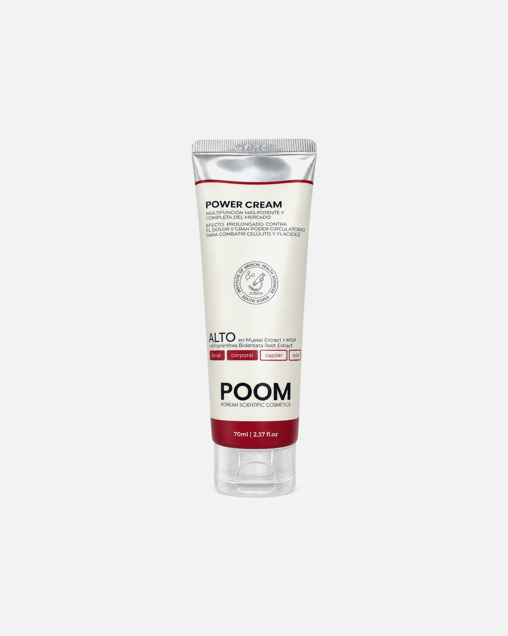 Cuidado anticelulítico para Unisex POOM Power Cream 70 ml