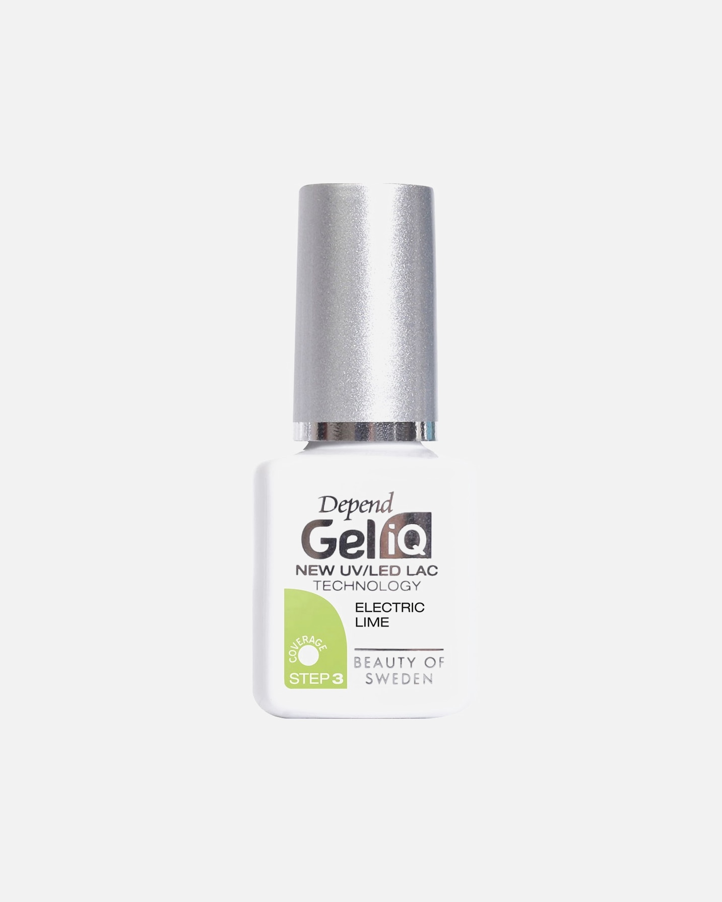 Laca de uñas para Unisex Depend Gel IQ Step 3 Electric Lime