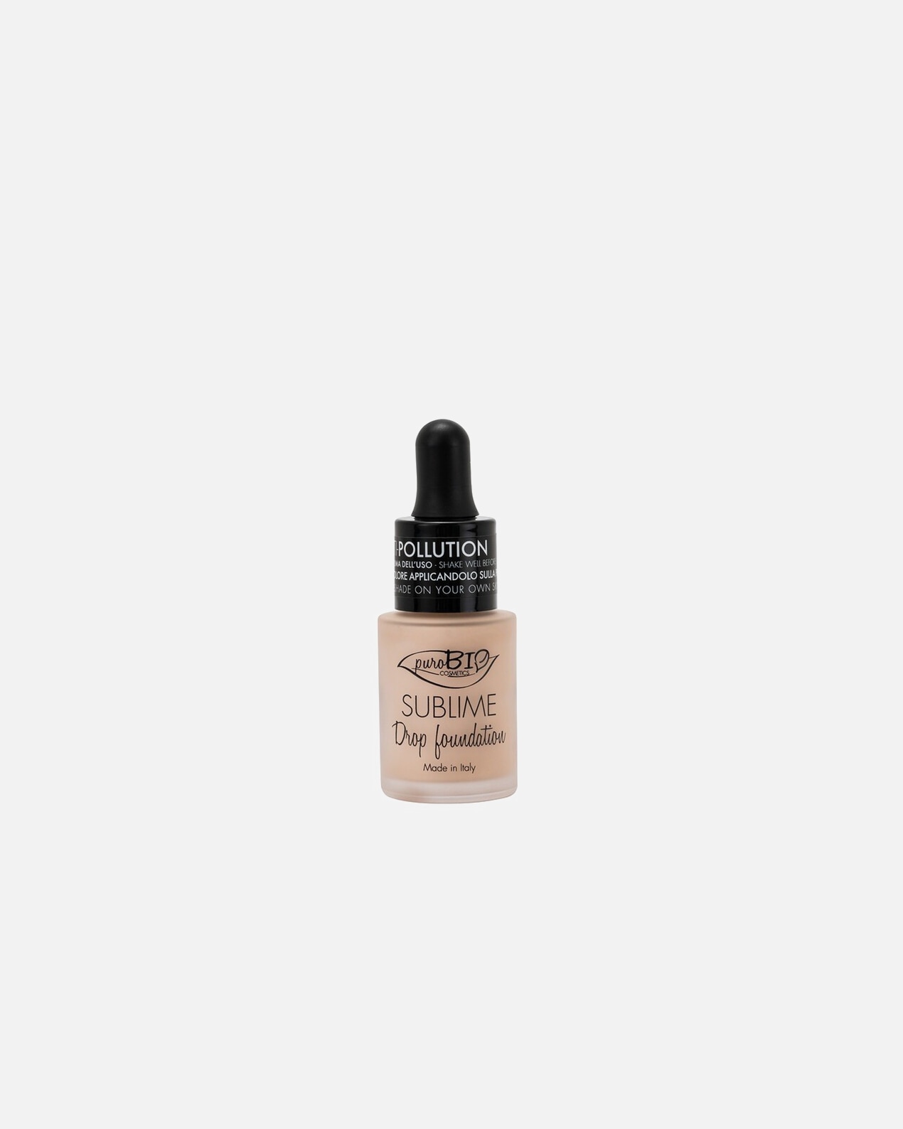 Base para Mujer Purobio Sublime Liquid Maquillaje Liquido con Gotero 00Y