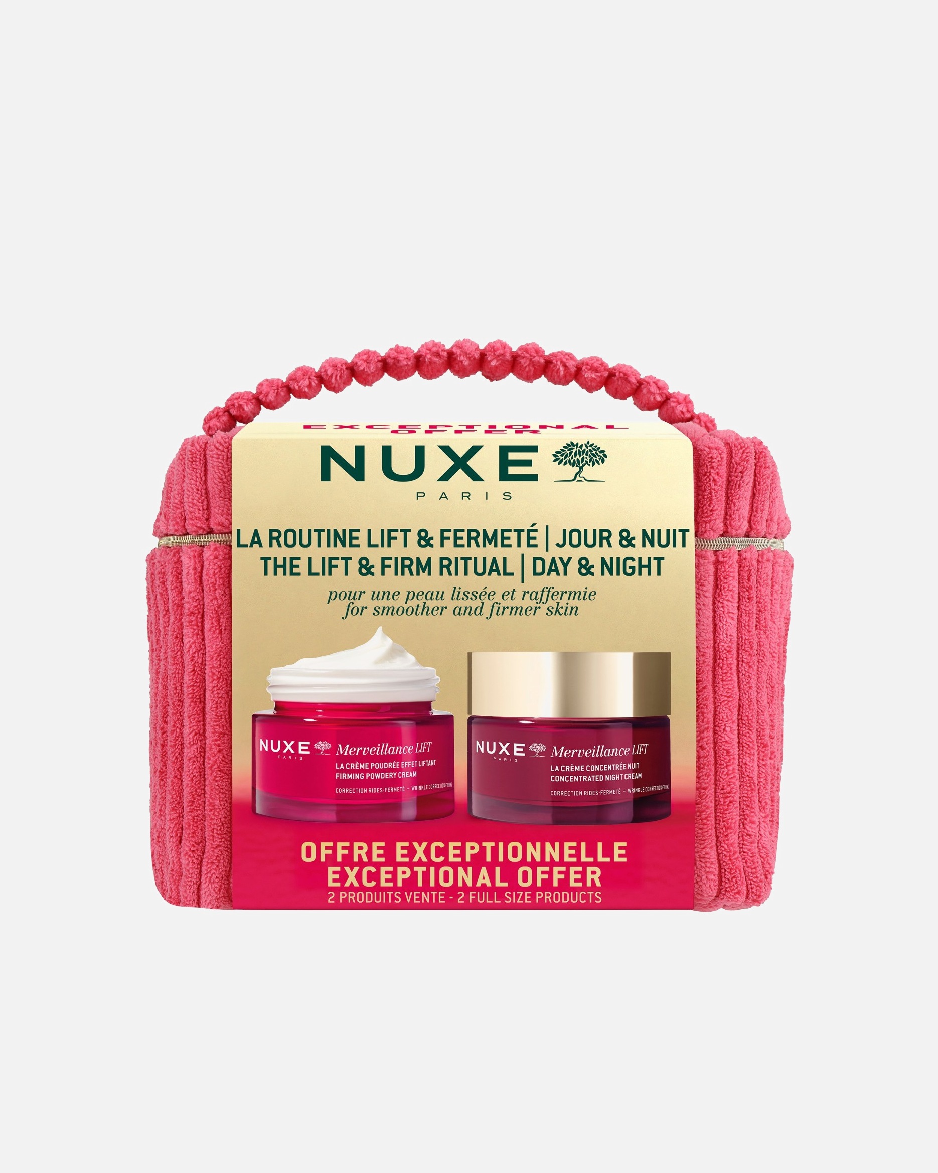 Set de tratamiento facial para Mujer NUXE Merveillance Lift The Lift & Firm Ritual 1 Pieza