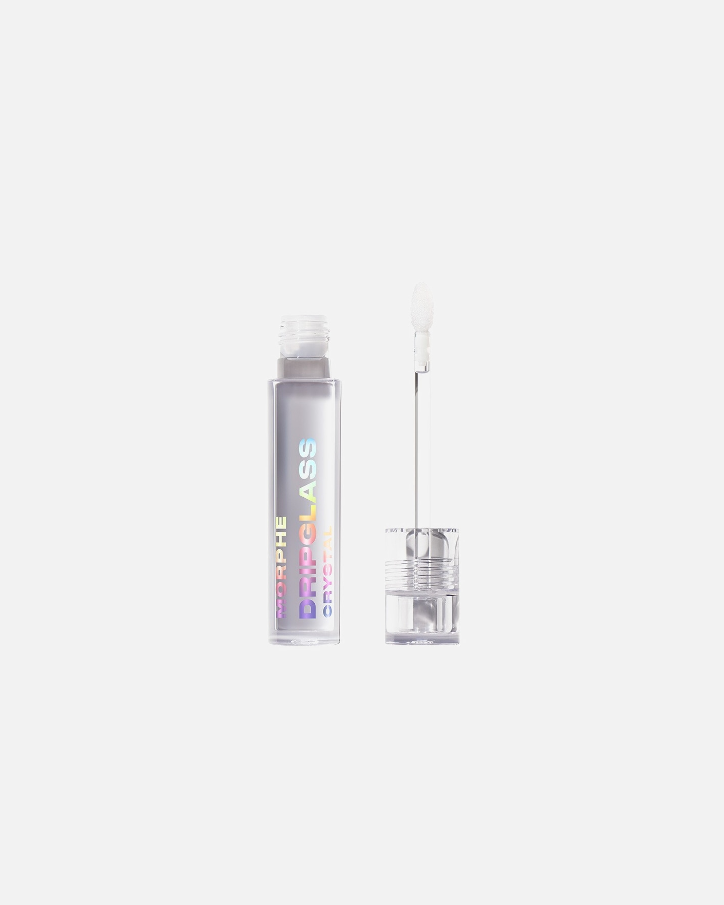 Brillo de labios para Unisex Morphe DRIPGLASS CRYSTAL SUPER SHINE LIP GLOSS CLEAR