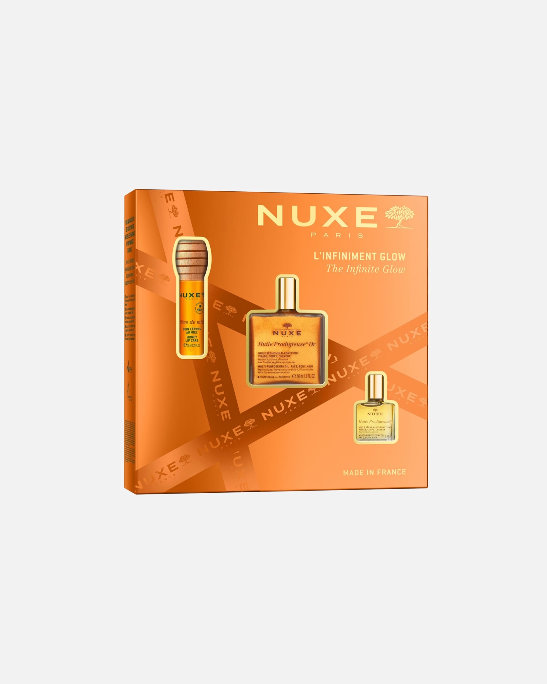 Set de tratamiento facial para Unisex NUXE Set de regalo de Navidad Glow Infinito 1 Pieza