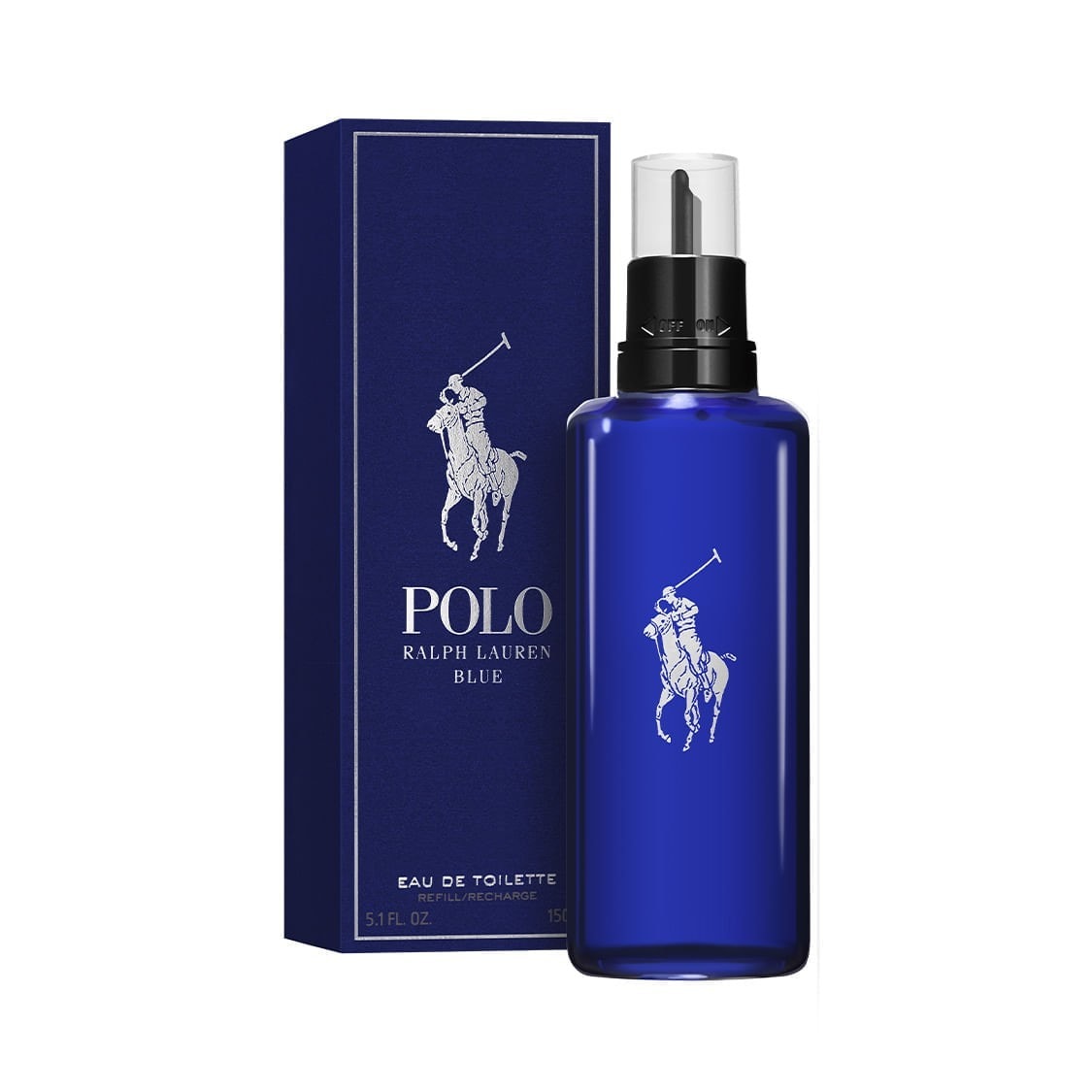 Ralph Lauren Polo Blue Eau de Toilette — textura e acabamento