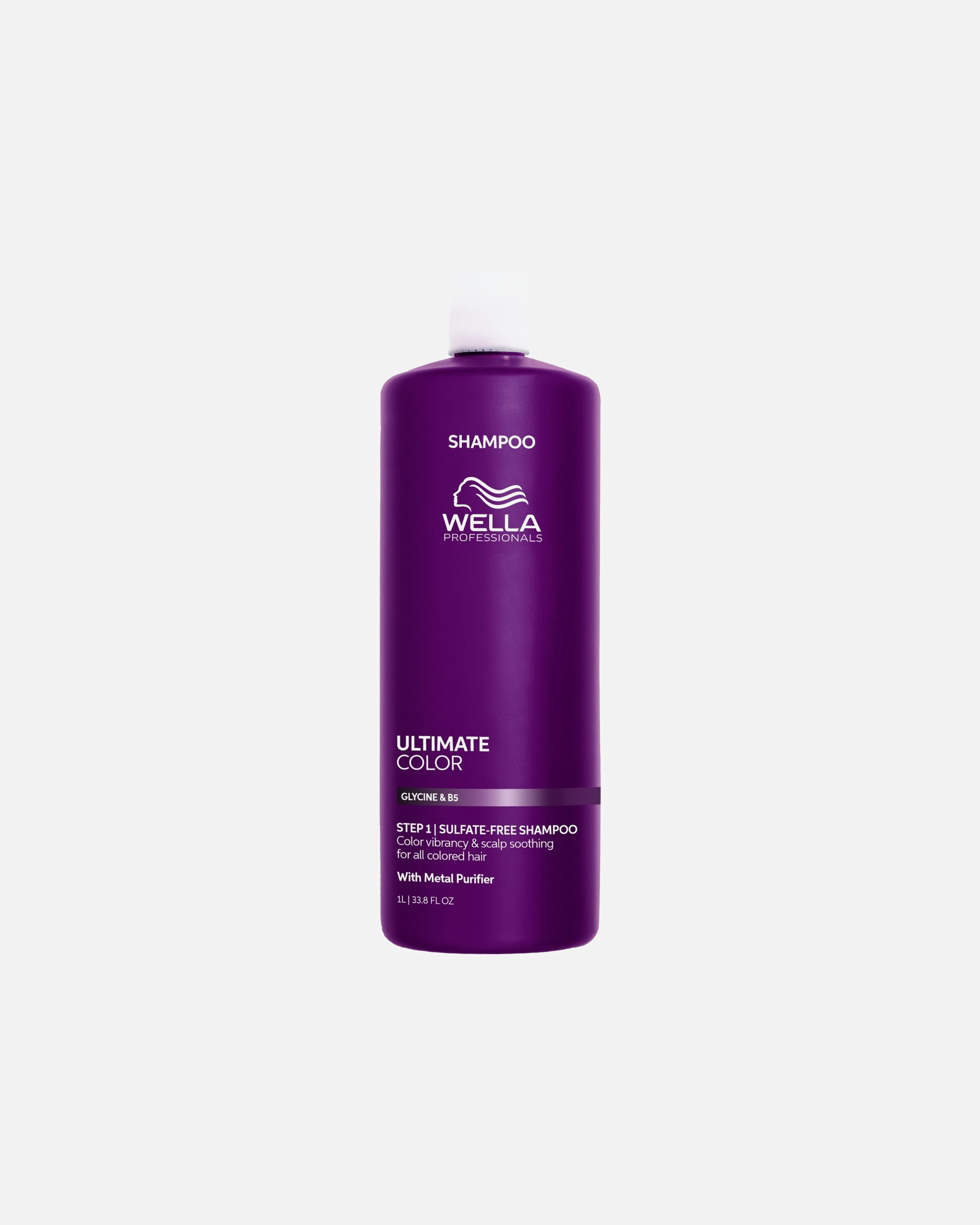 Baño capilar para Mujer Wella Professionals Ultimate Color Step 1 | Sin sulfatos, con Glicina y B5 1000 ml