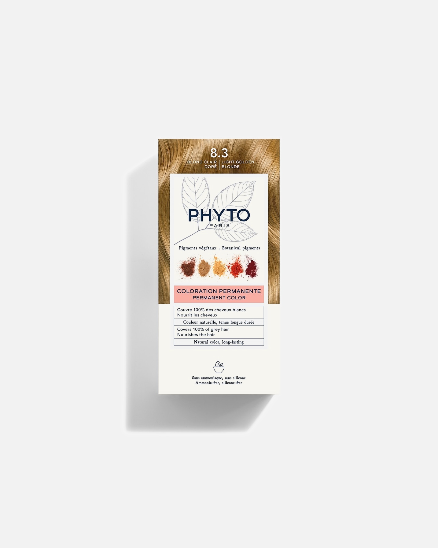 Tinte Capilar para Unisex Phyto Coloración Permanente LIGHT GOLDEN BLOND