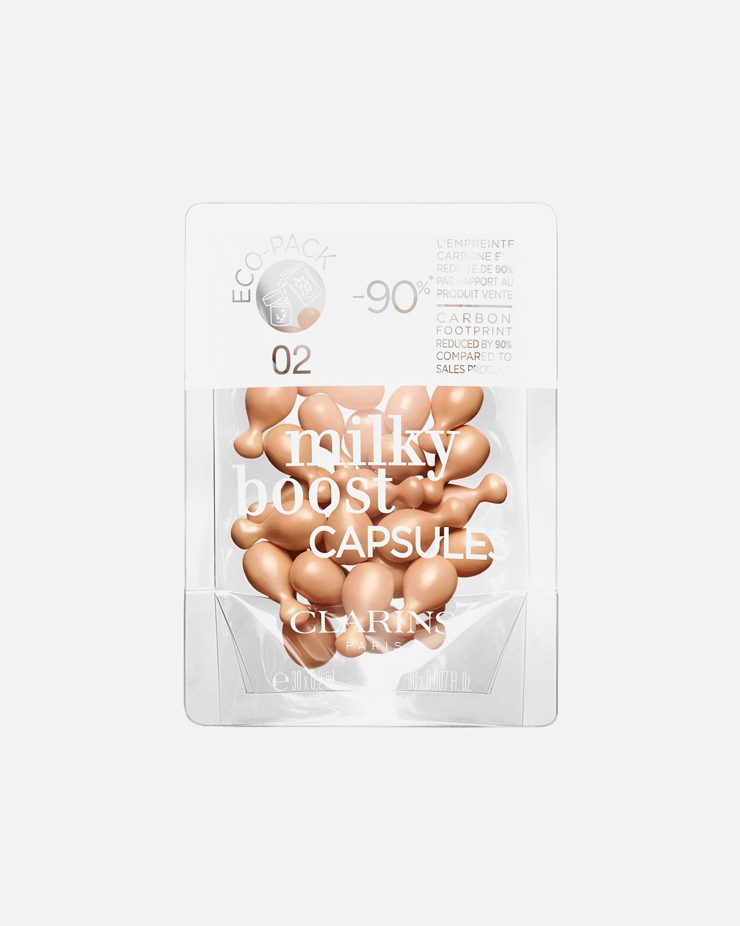 Base para Mujer Clarins Milky Boost Capsules Refill 02