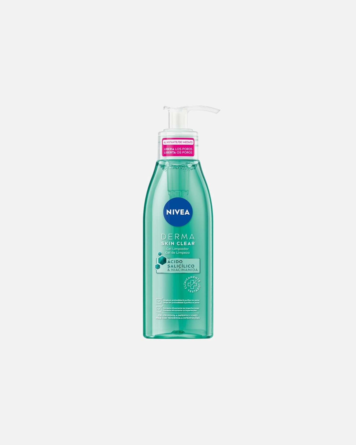 Gel limpiador para Mujer NIVEA Derma Skin Clear 150 ml