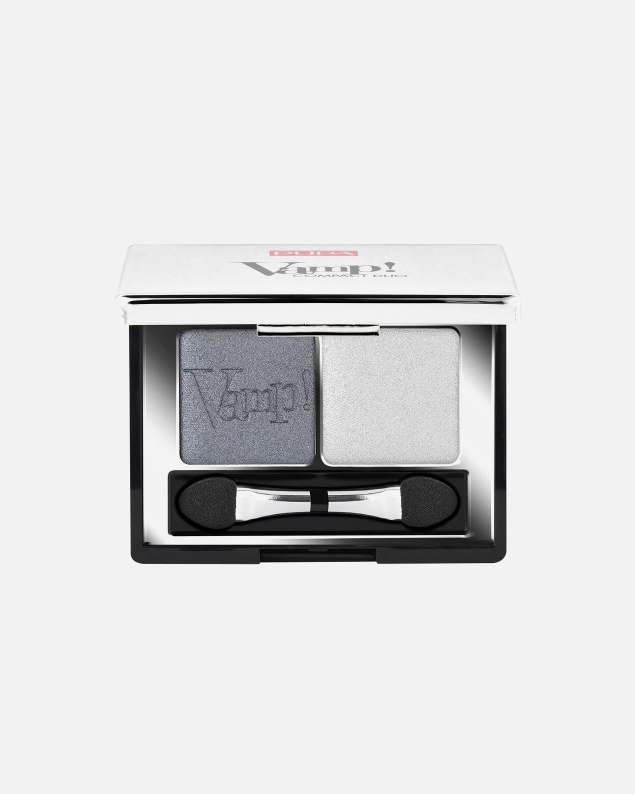 Sombra de ojos para Unisex PUPA Milano Vamp! Compact Duo 09, Silver Stone