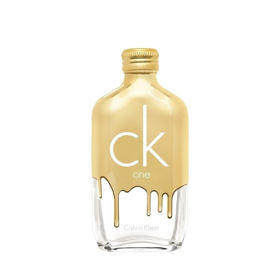 CALVIN KLEIN ck one Gold Eau de toilette — textura e acabamento