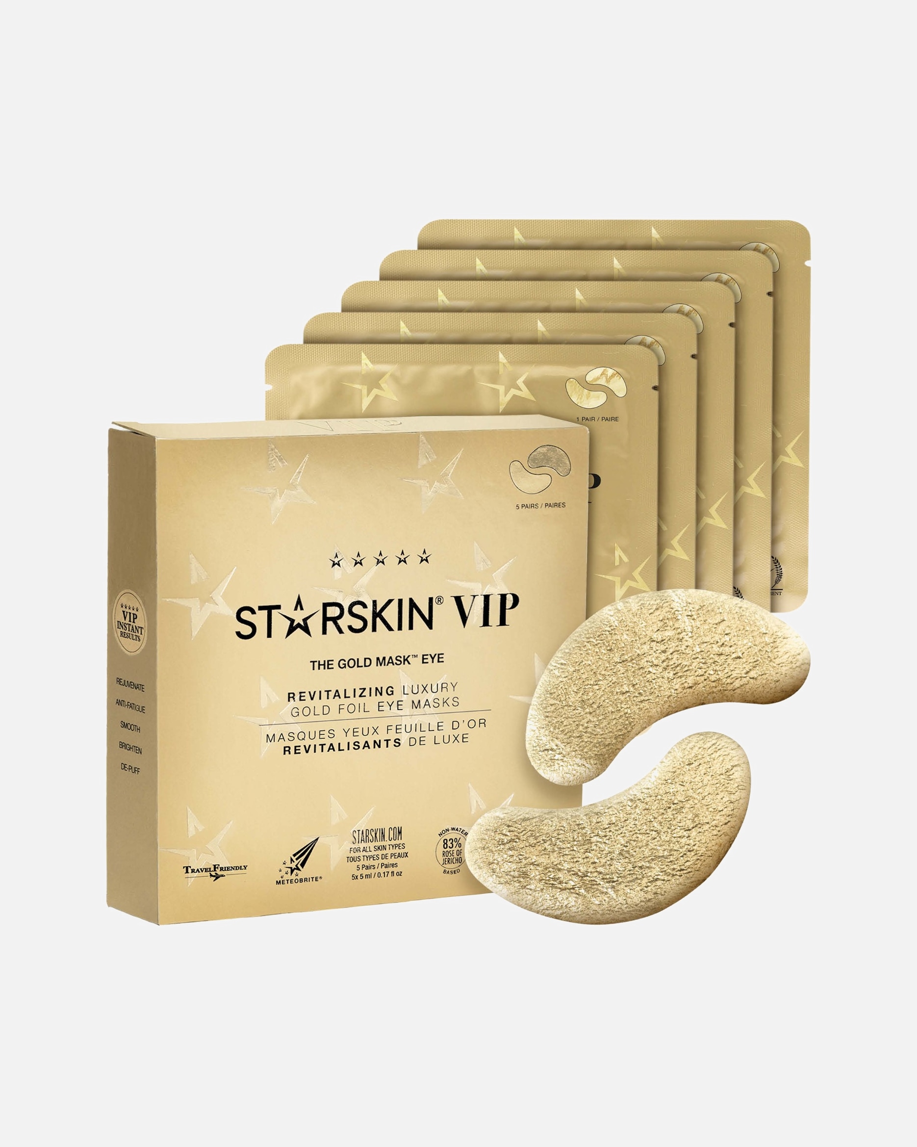 Parches de ojos para Unisex STARSKIN ® The Gold Mask 25 ml (5 x 5 ml)