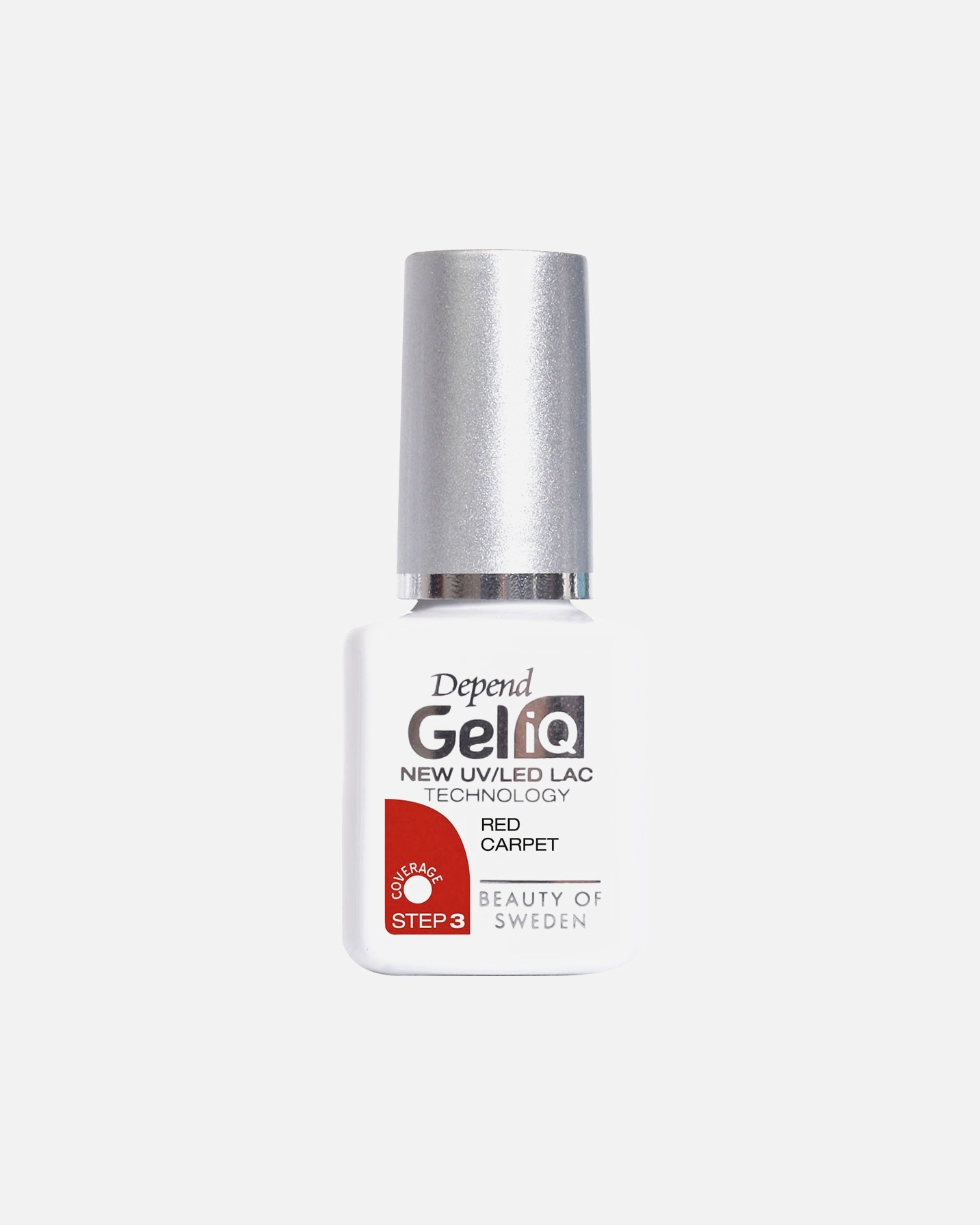 Laca de uñas para Unisex Depend Gel IQ Step 3 Red Carpet