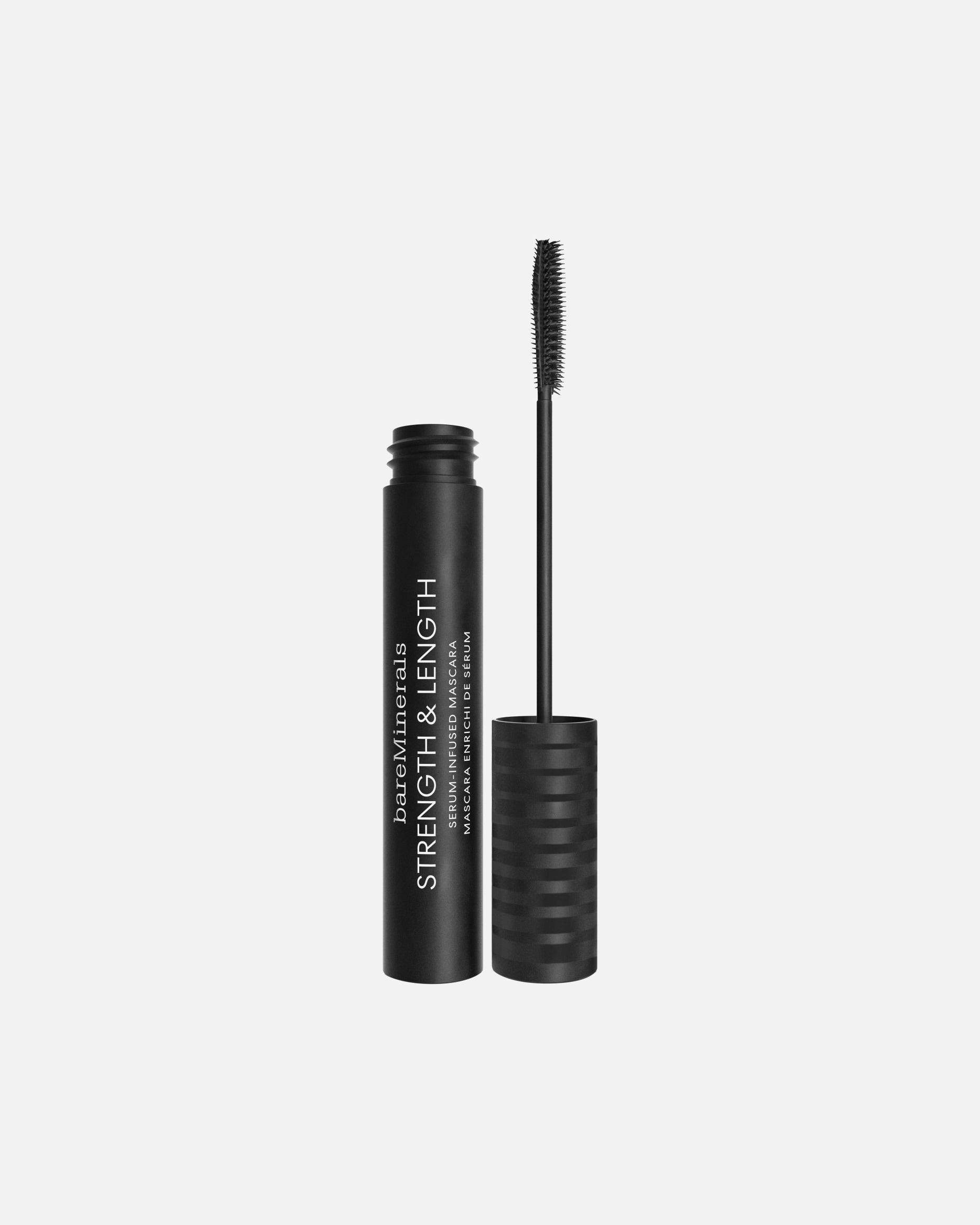 Máscara para Unisex bareMinerals Strength & Length Serum-Infused BLACK - BLACK