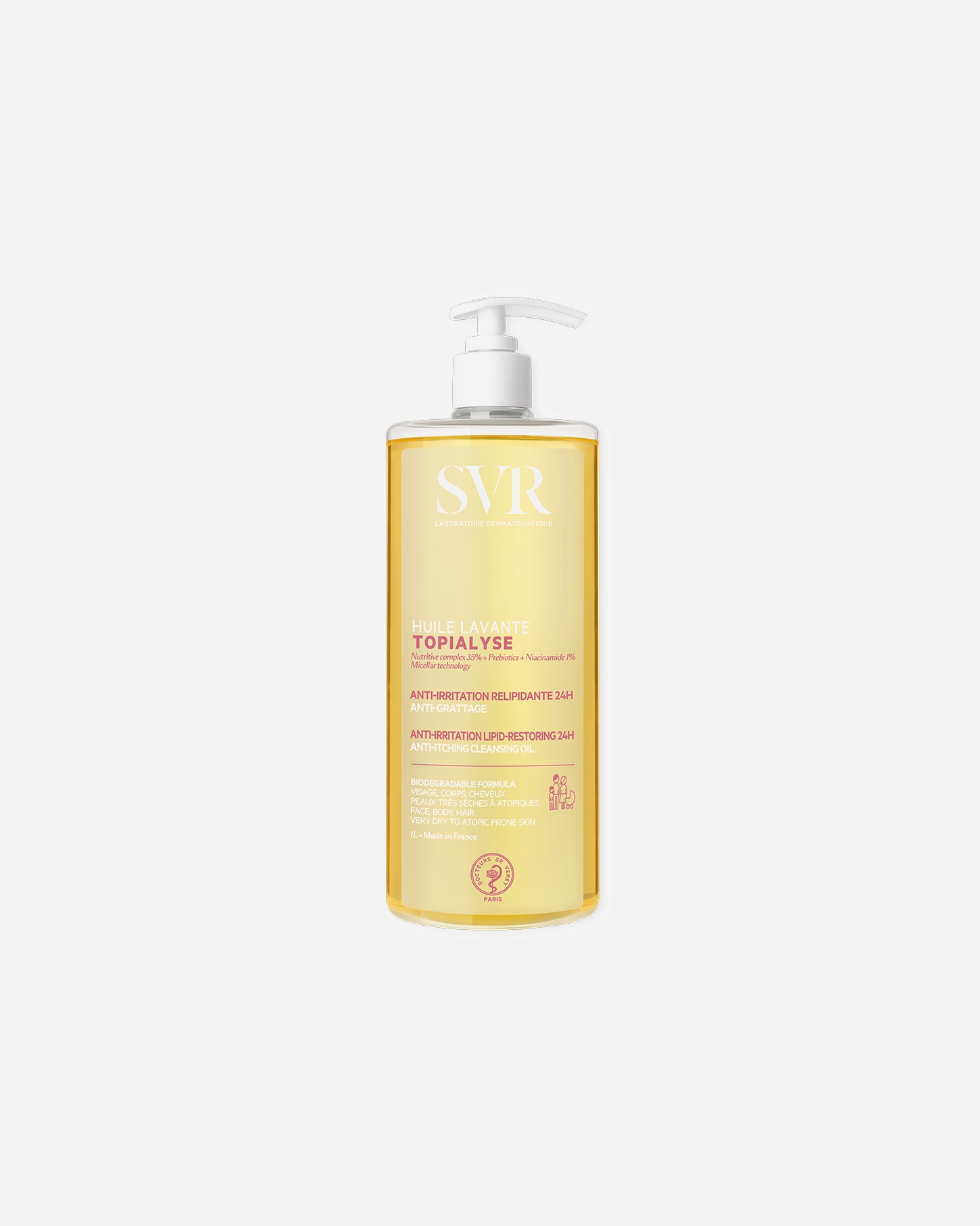 Aceite de bebé para Unisex SVR TOPIALYSE CLEANSING OIL 1000 ml