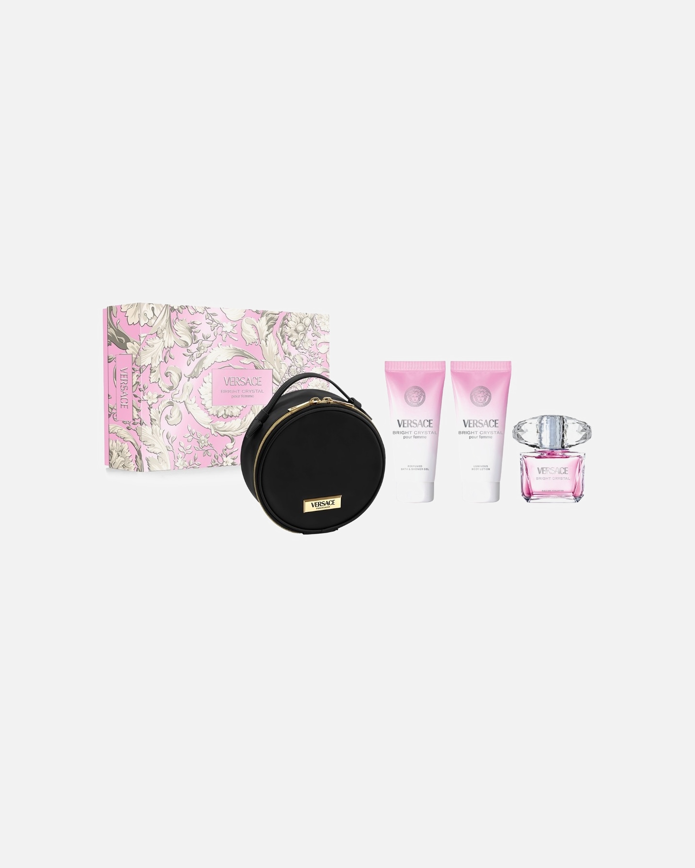Set de fragancia para Mujer Versace Bright Crystal Eau de Toilette Estuche 1 Pieza