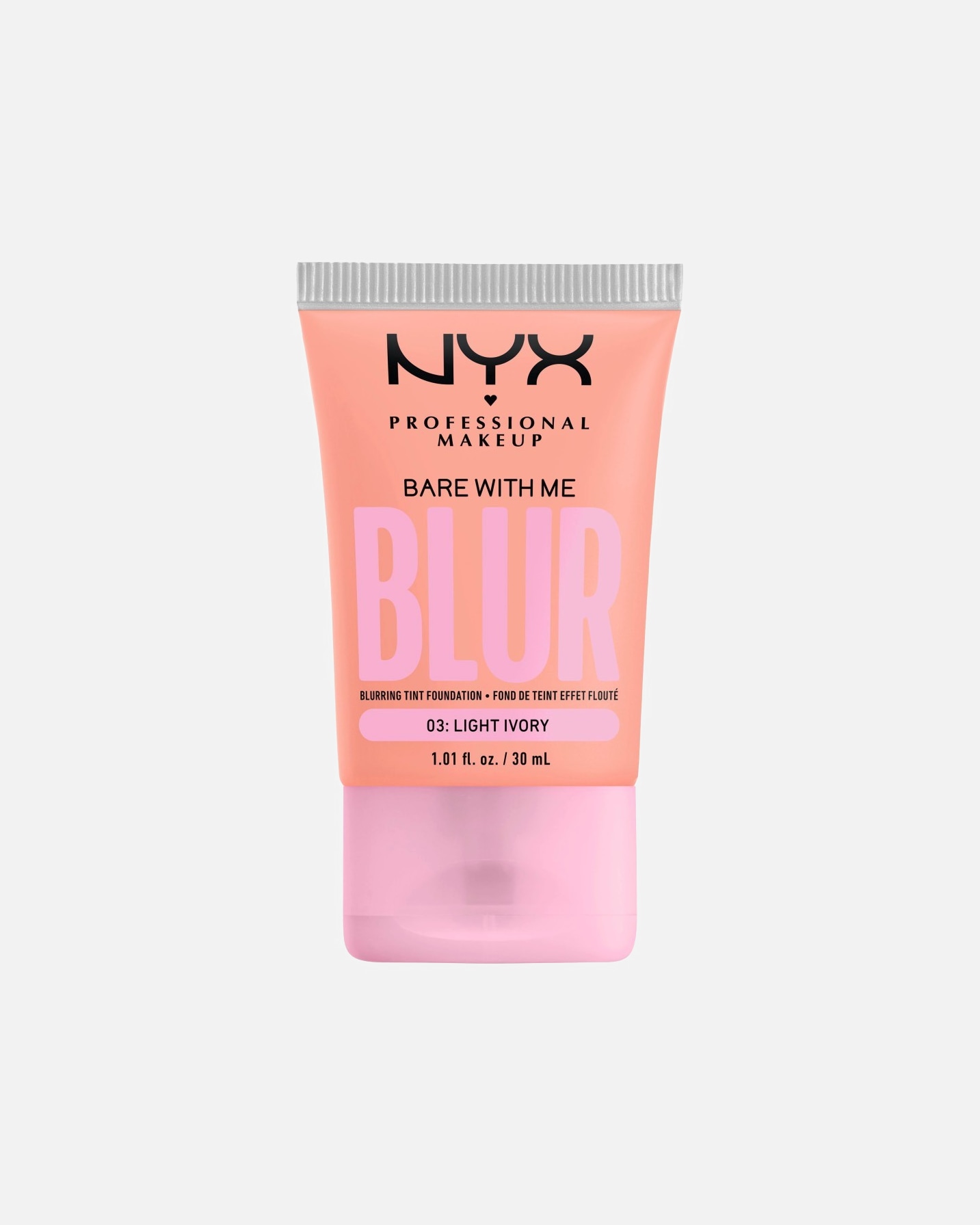 Base para Unisex NYX Professional Makeup Bare With Me Blur Skin Tint LIGHT IVORY